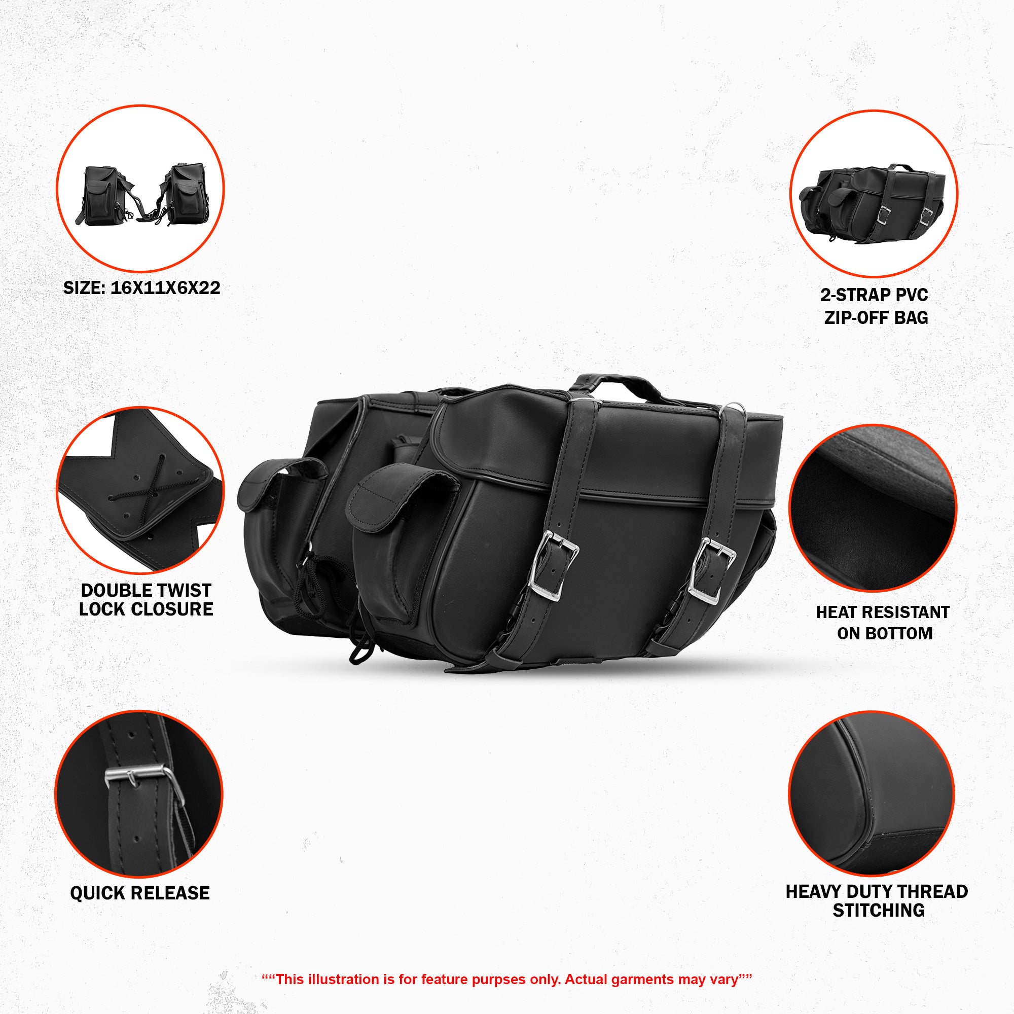 SaddleMate - Two-Strap Saddle Bag