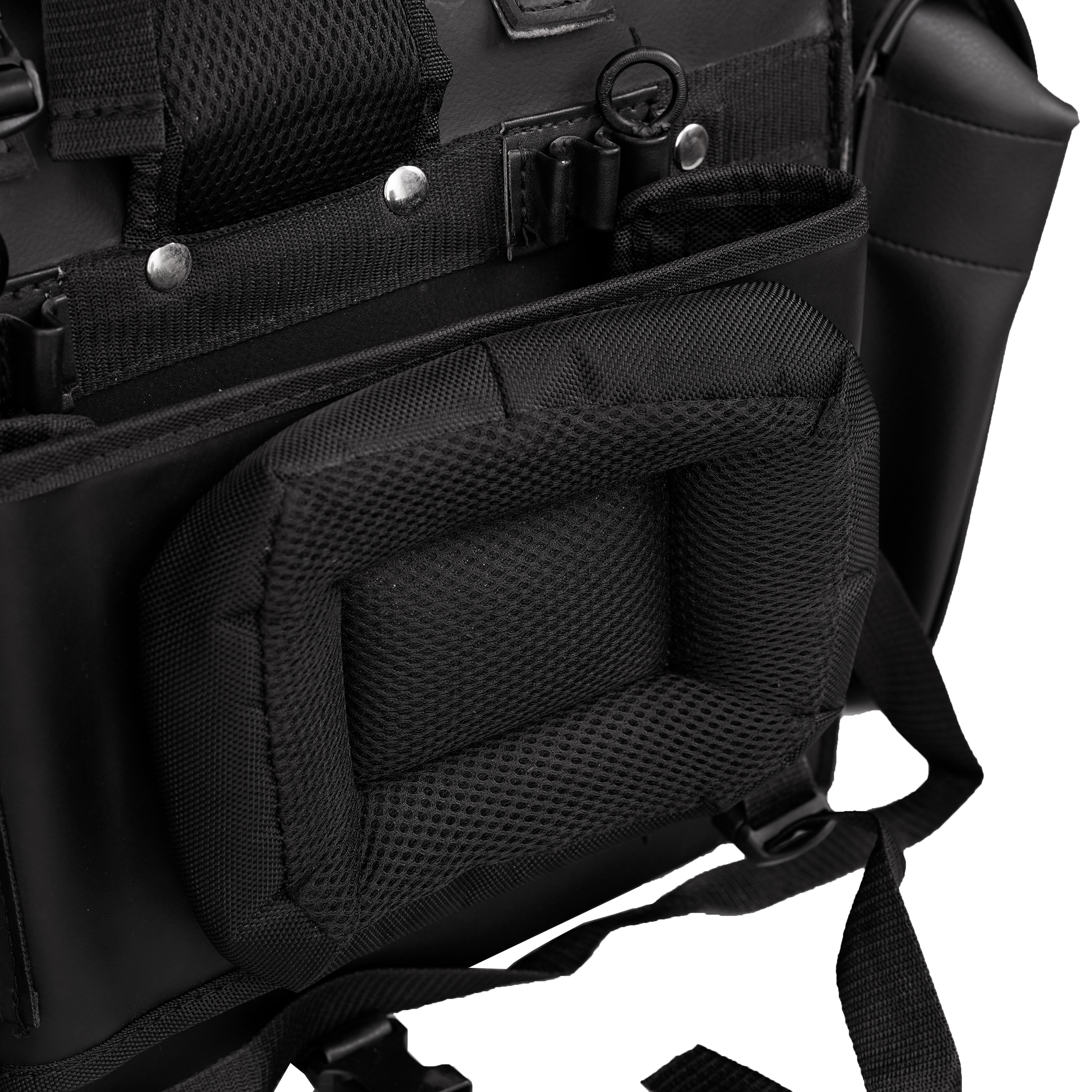 NightCruiser - Leather PVC Large 4 Piece Motorcycle Touring Tail Bag