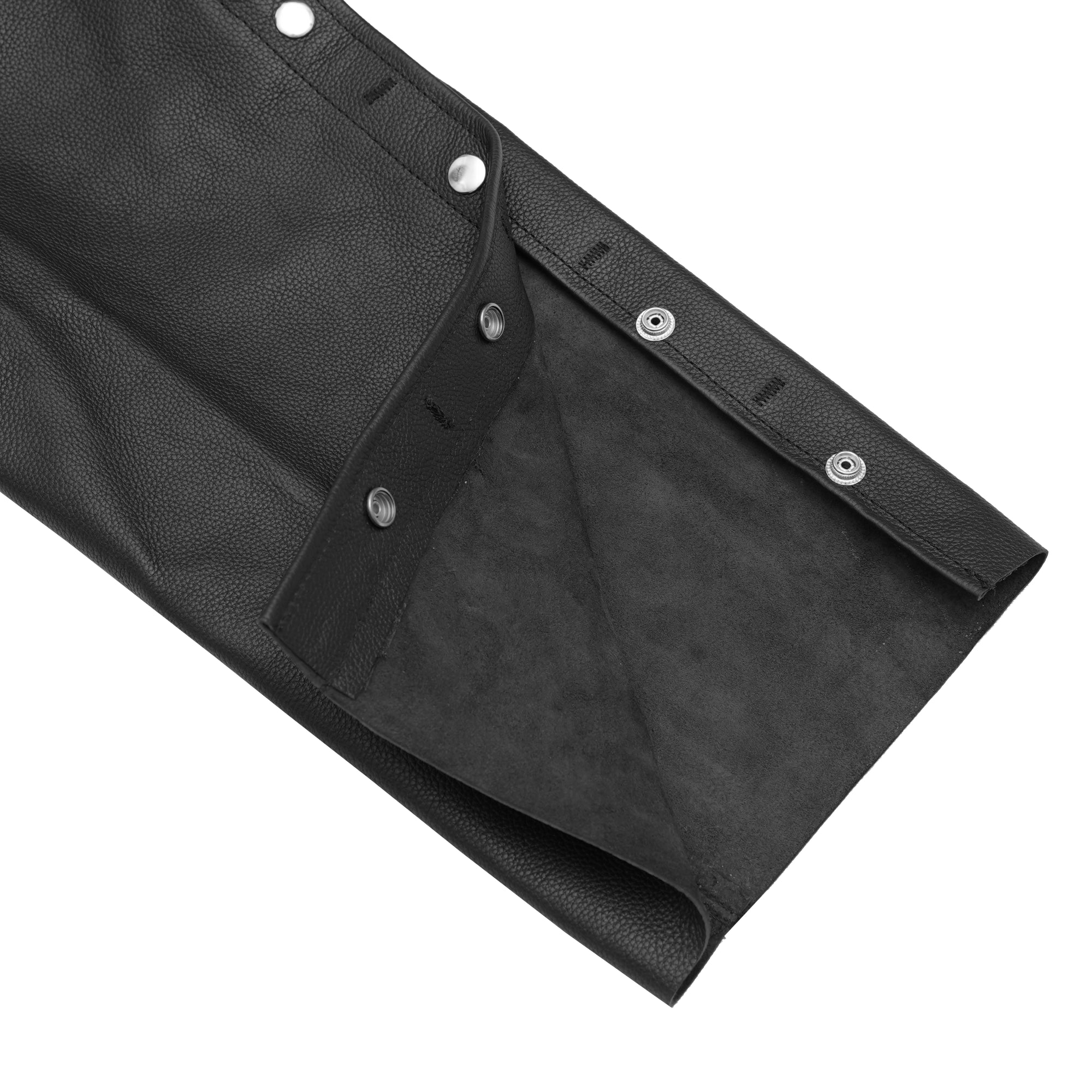 Silver Streak™ Unisex Motorcycle Leather Chaps