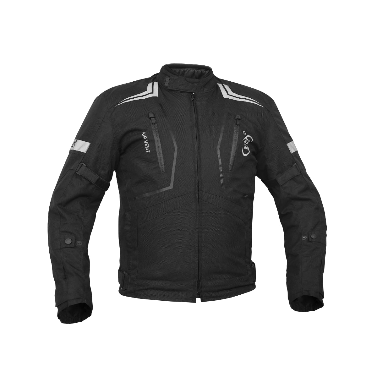 RoadWorn Men's Textile Motorcycle Jacket – Rugged & Reliable
