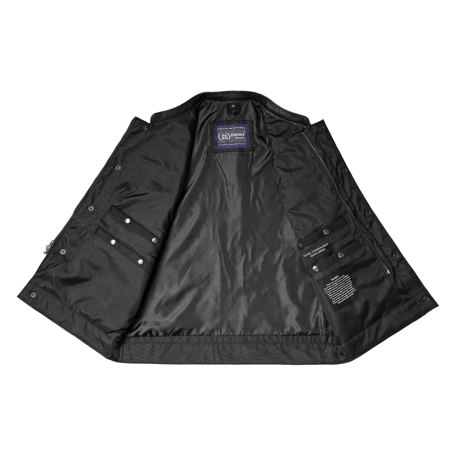 Throttle Men's Textile Motorcycle Vest