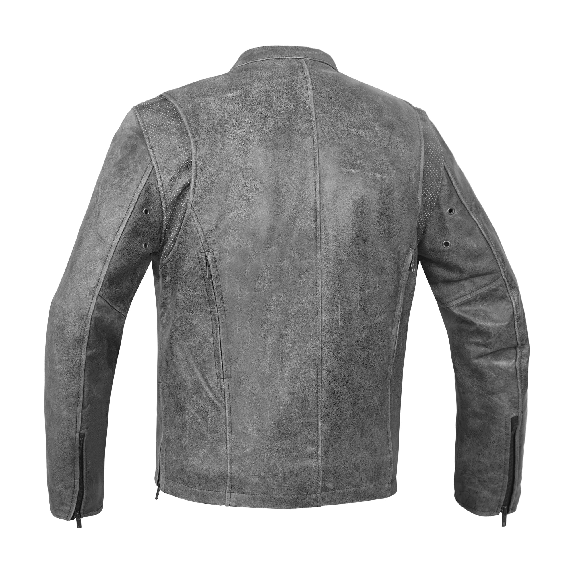 Rocco Men's Leather Motorcycle Jacket