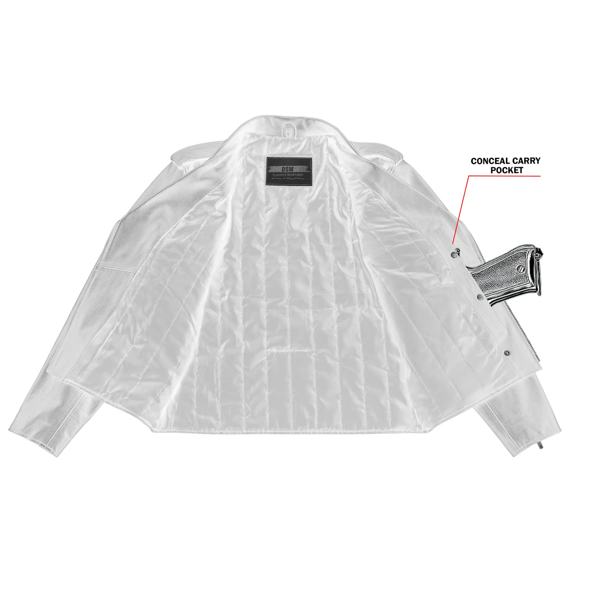 Vintara™ Men's Leather Motorcycle Jacket