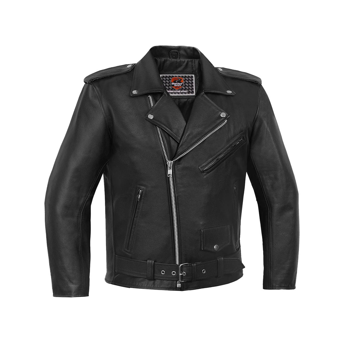 Vintara™ Men's Leather Motorcycle Jacket