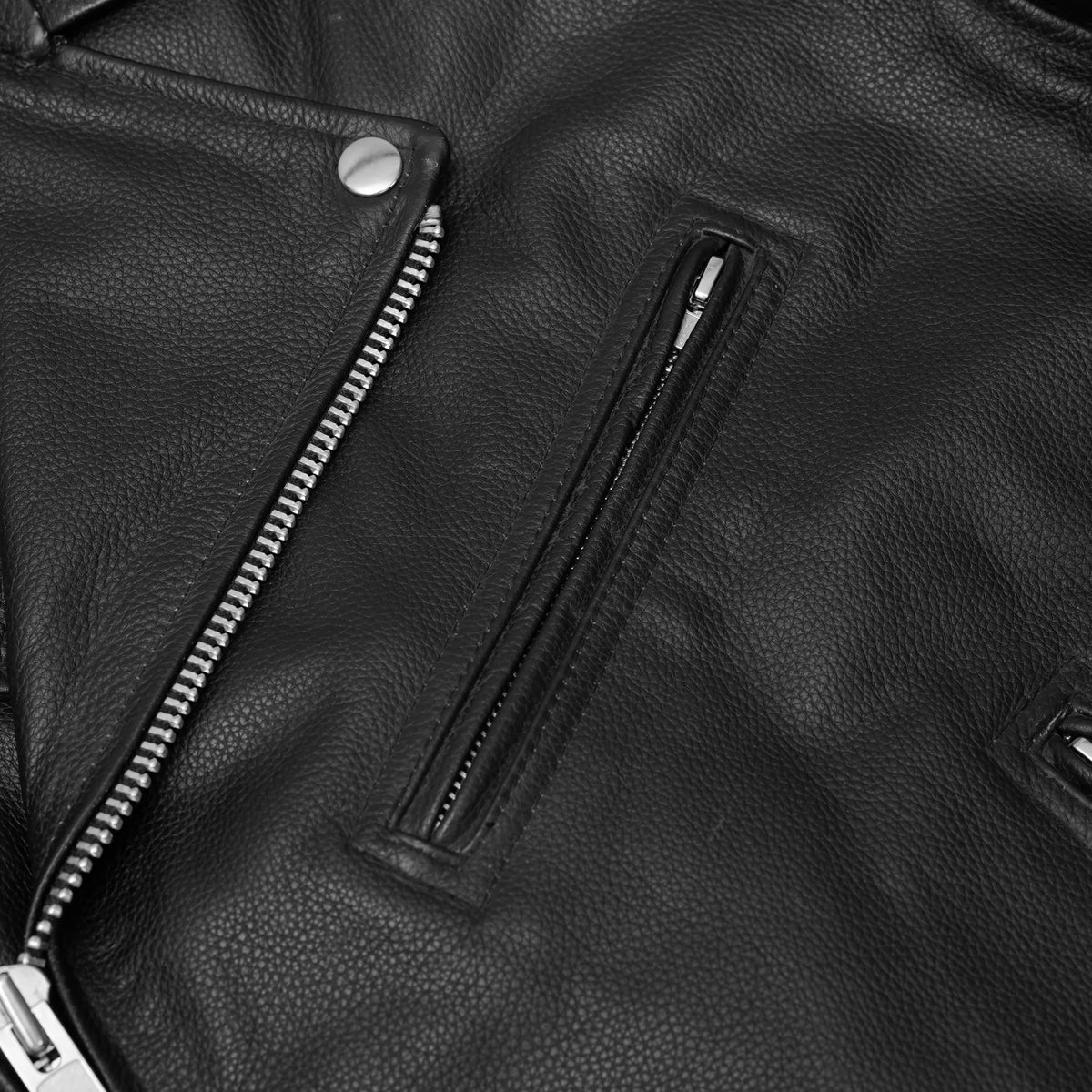 Vintara™ Men's Leather Motorcycle Jacket