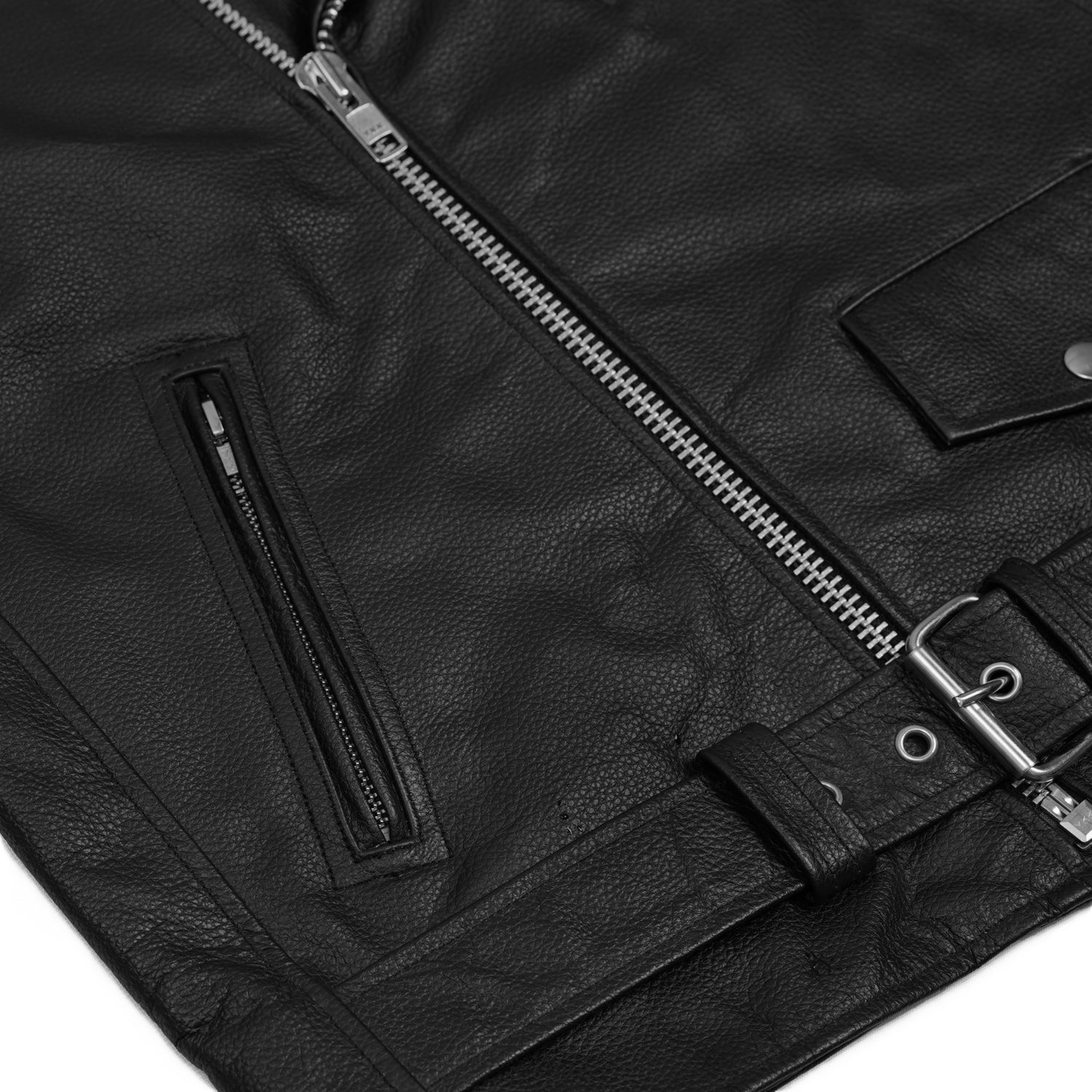 Vintara Men's Leather Motorcycle Jacket