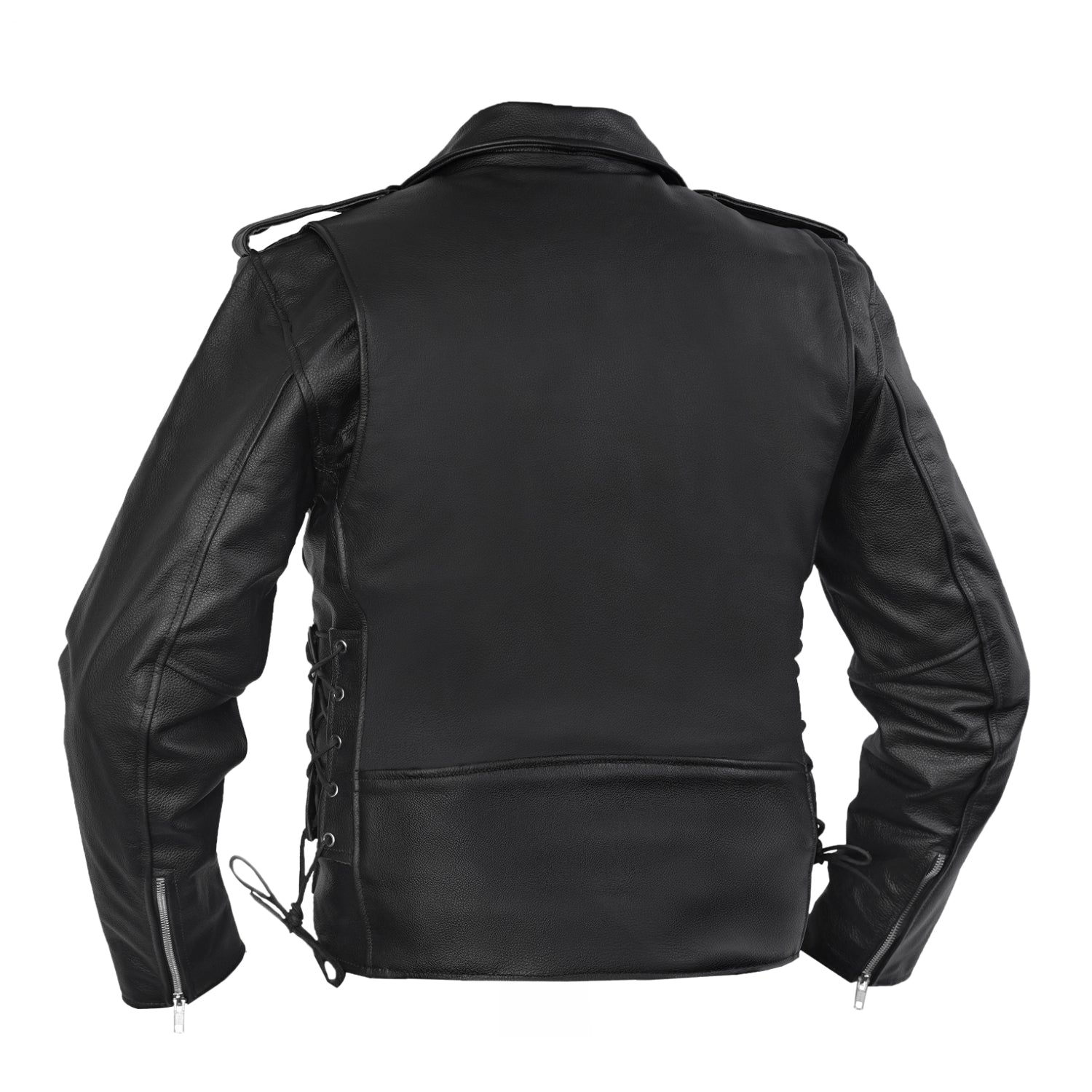 Magno Men's Leather Motorcycle Jacket