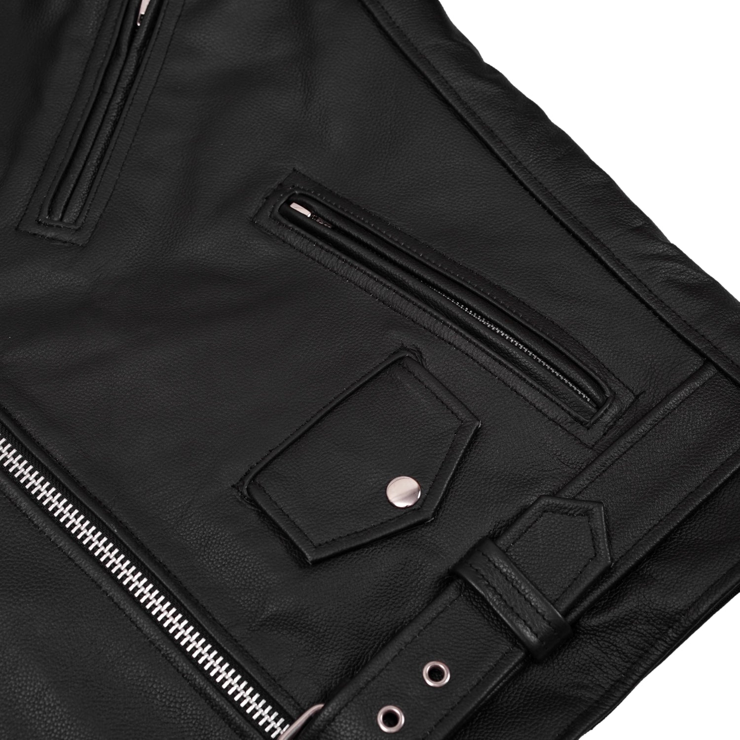 Road Titan™ Men's Leather Motorcycle Jacket
