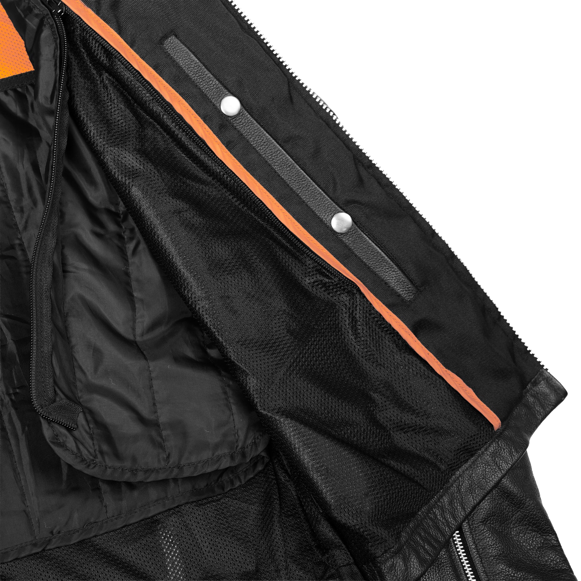 Stormhawk™ Men's Leather Motorcycle Jacket