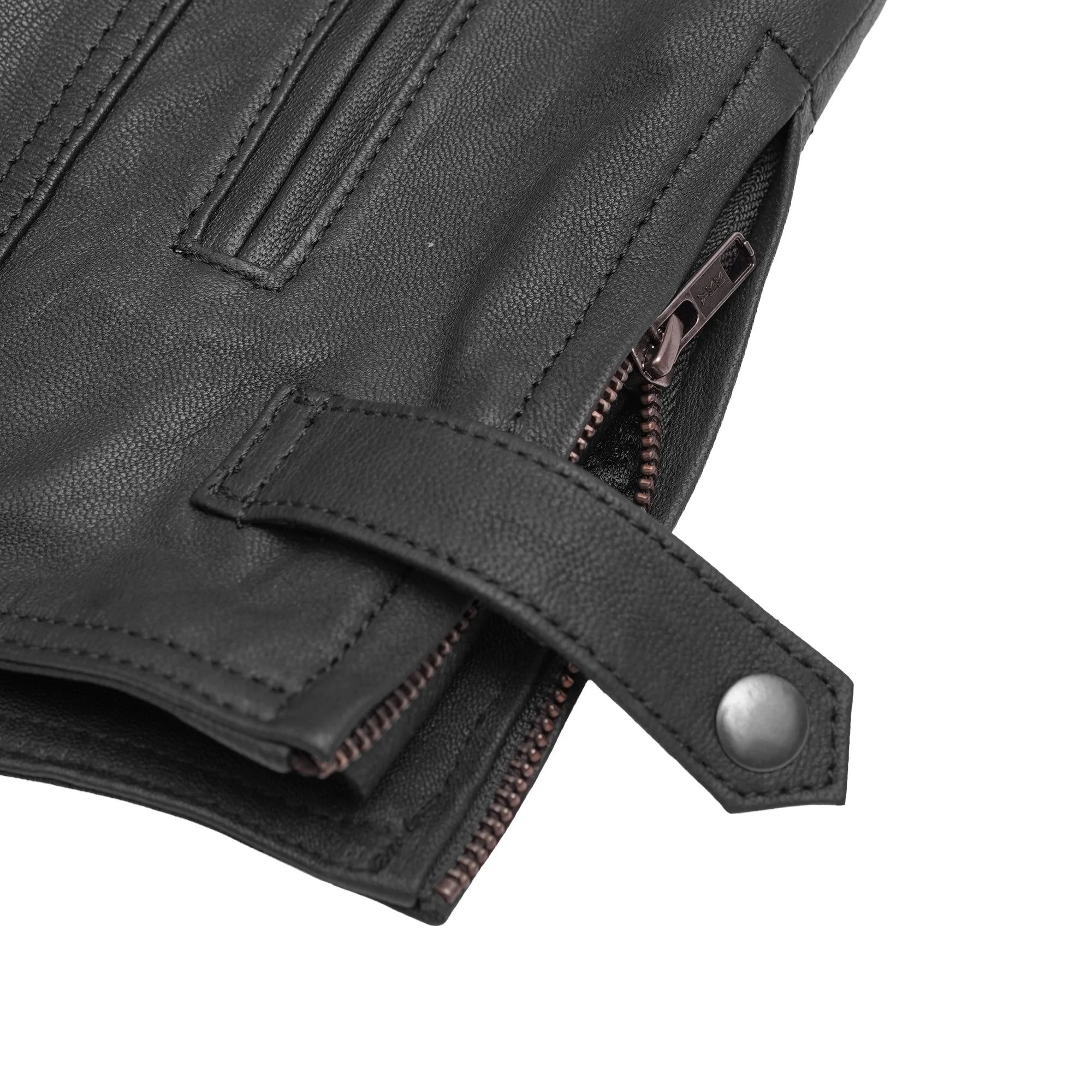 Strike Spark Men's Leather Motorcycle Jacket