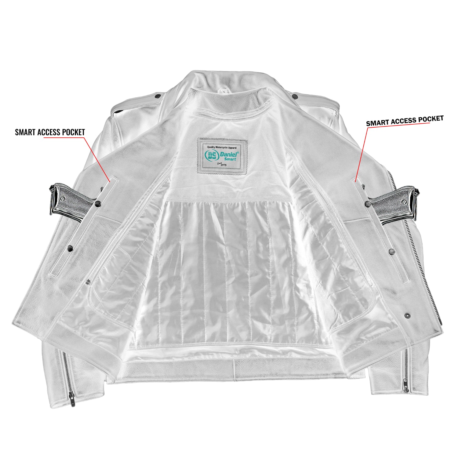 Venom™ Men's Leather Motorcycle Jacket