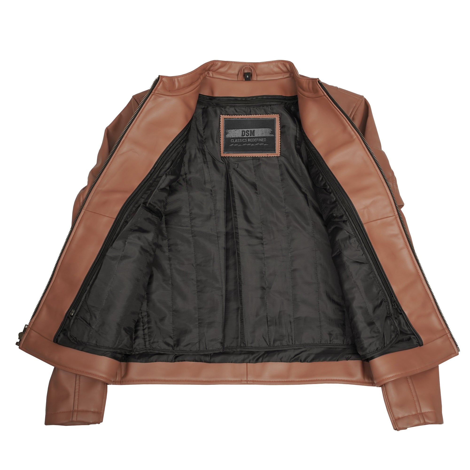 Meridian Moto - Men’s Motorcycle Faux Leather Jacket