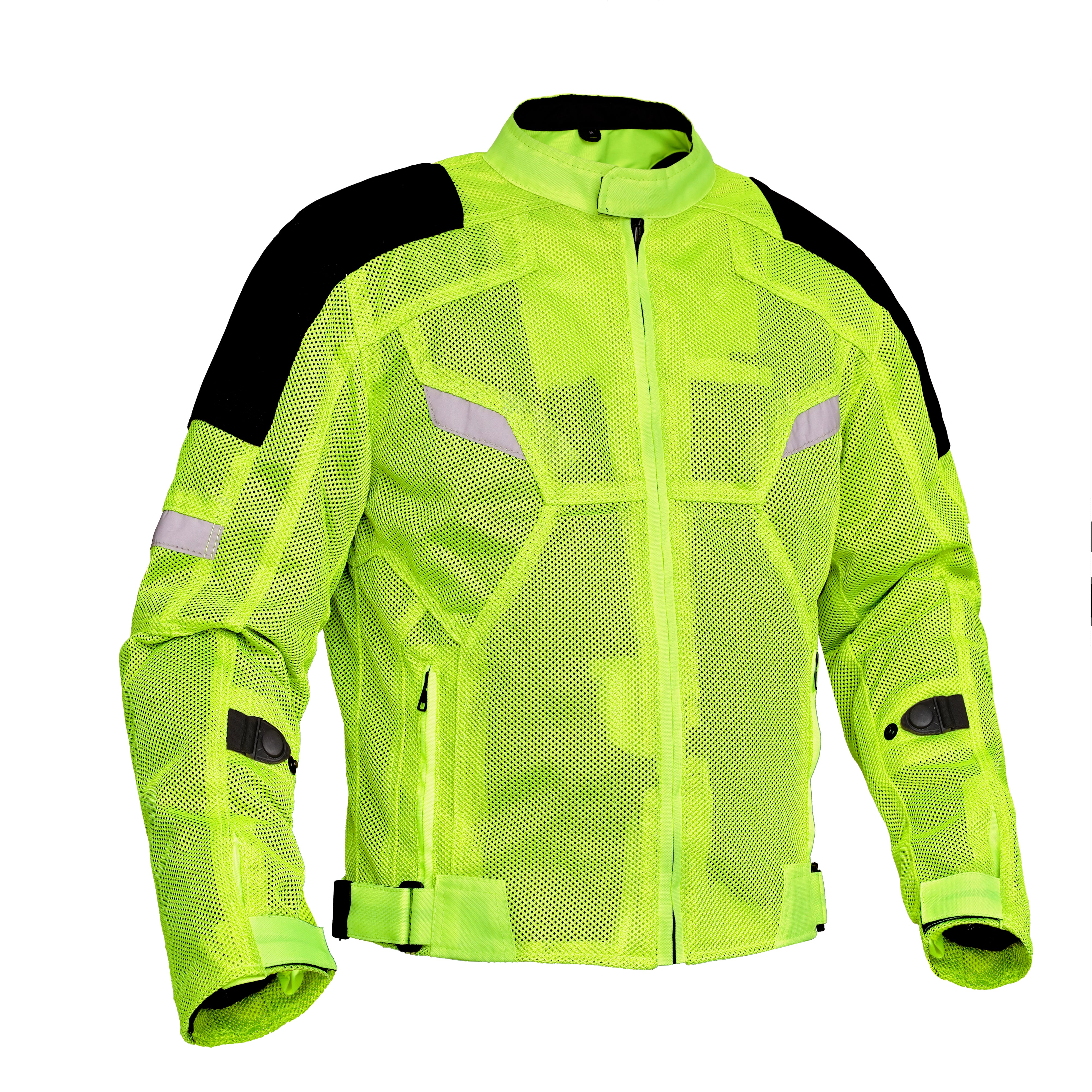 BlazeRider Men's Textile Motorcycle Jacket – Speed & Comfort