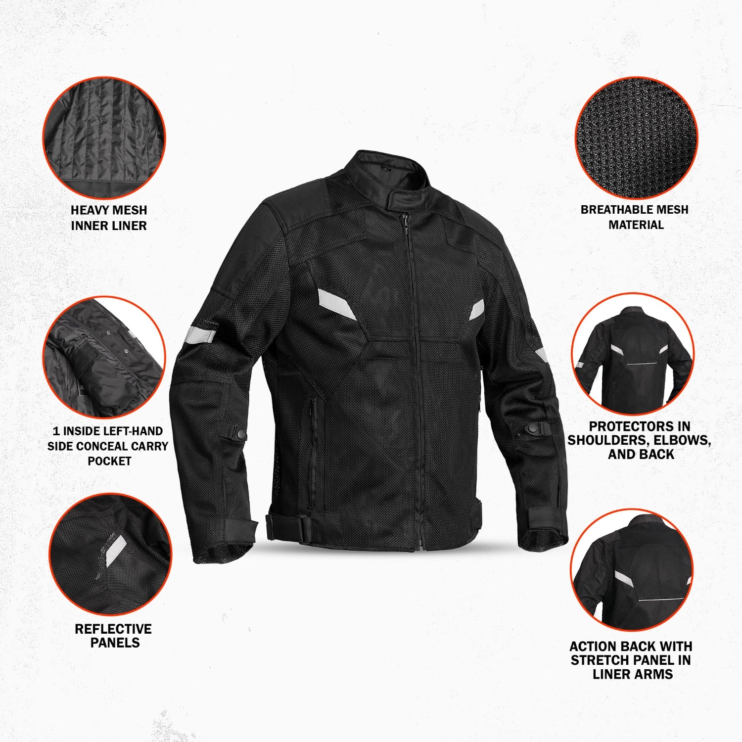 Adrenalift™ Men's Textile Motorcycle Jacket