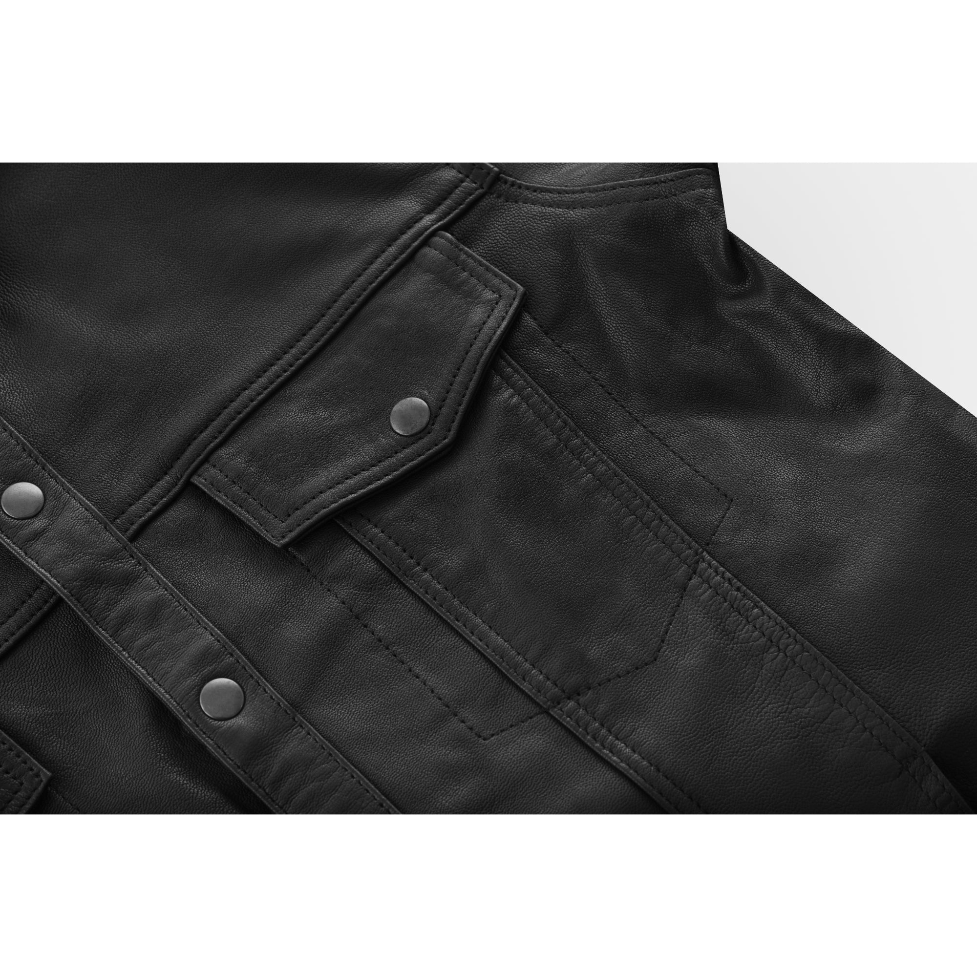 Fusion Drift™ - Men's Leather Motorcycle Shirt