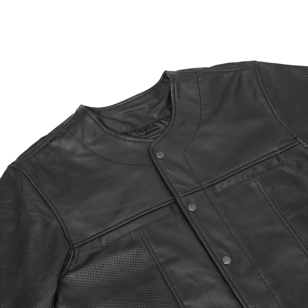 Inferno - Men's Leather Motorcycle Shirt