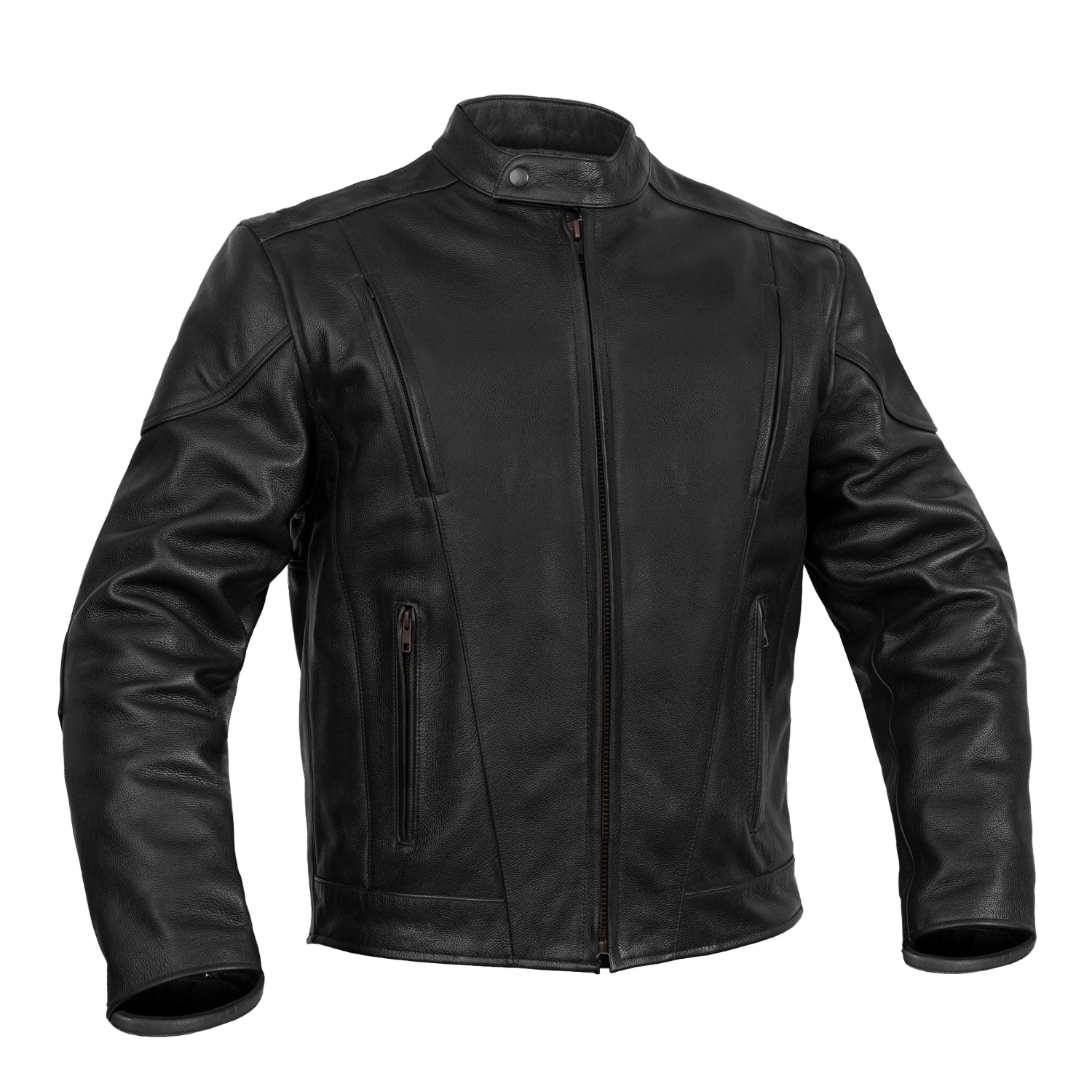 Skybound Men's Leather Motorcycle Jacket