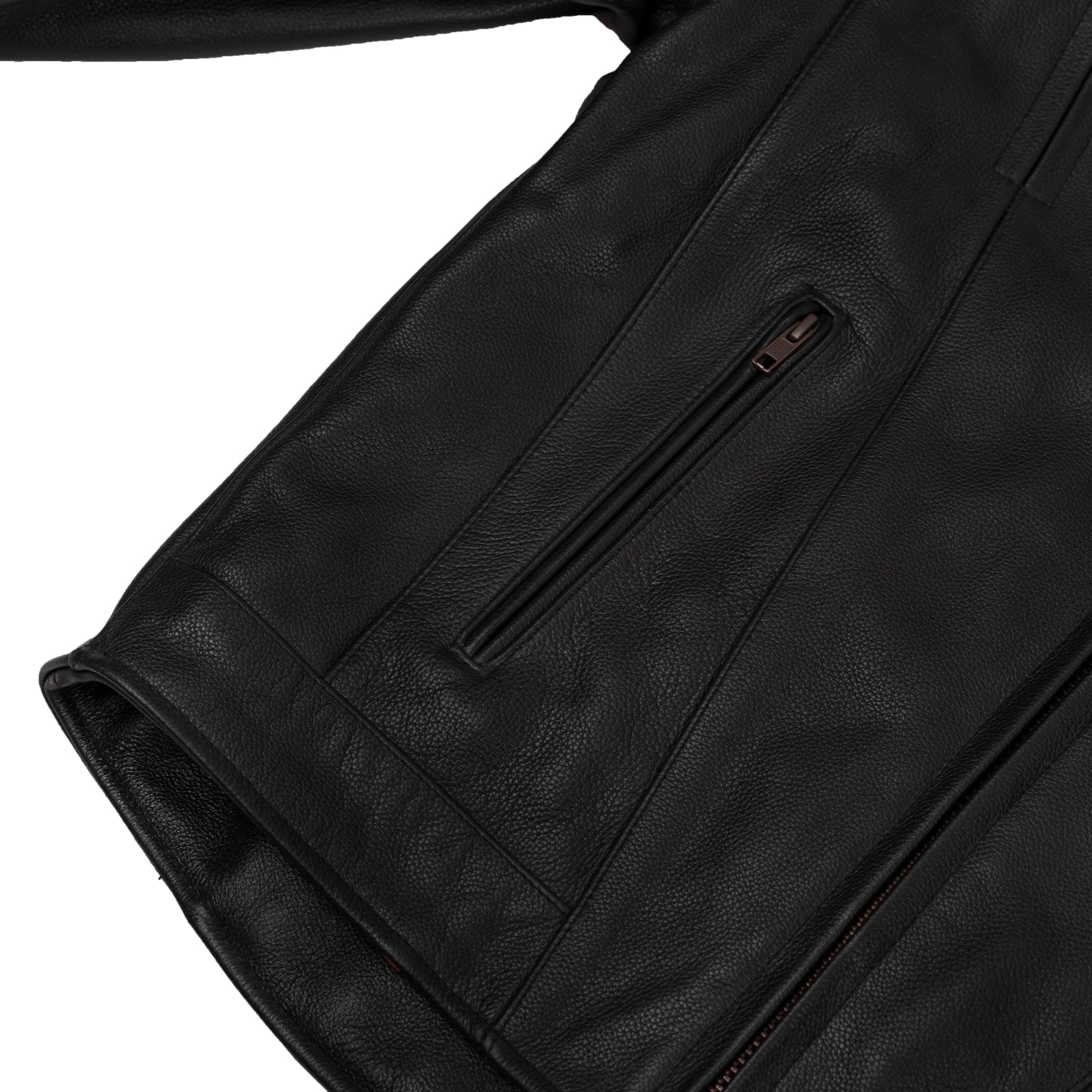 Skybound Men's Leather Motorcycle Jacket