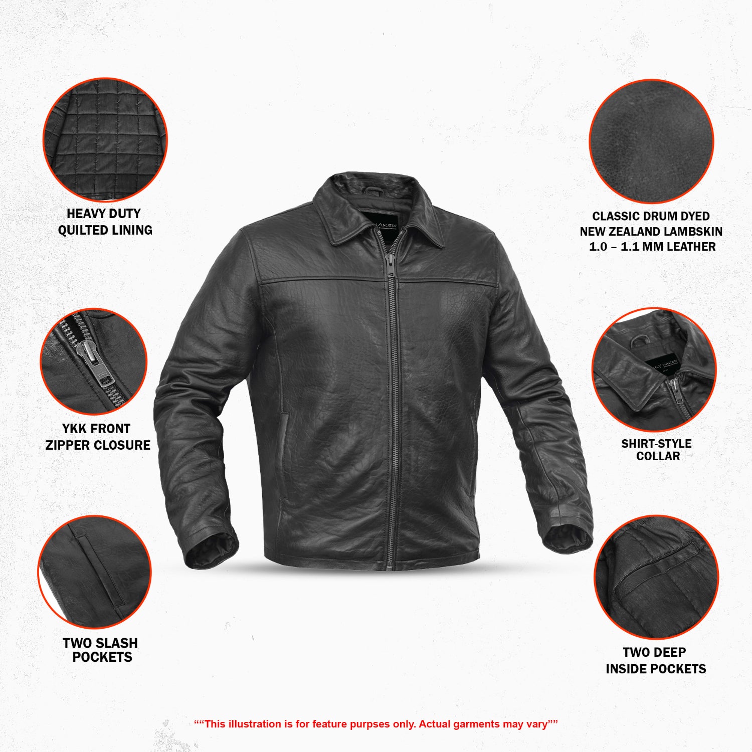 Aero Racer - Men's Lambskin Motorcycle Leather Jacket