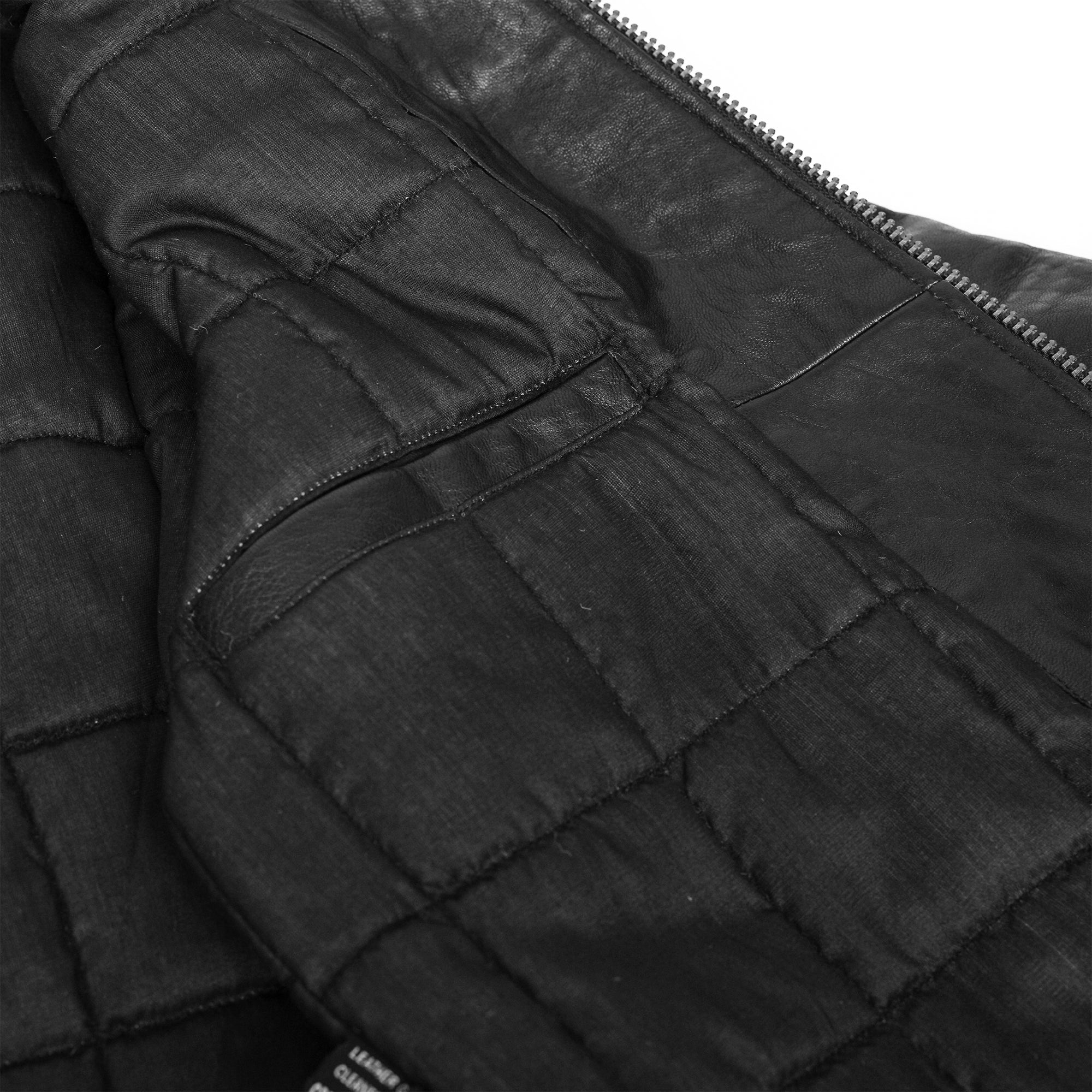 Aero Racer Men's Lambskin Motorcycle Leather Jacket
