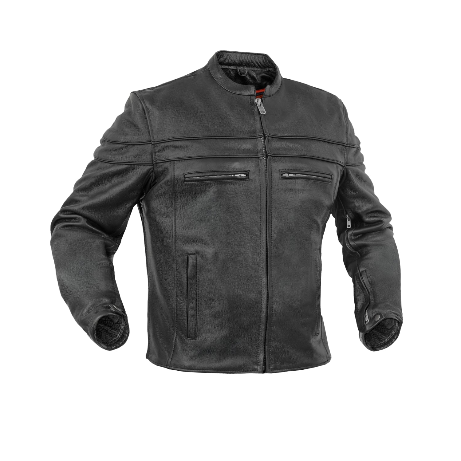 Vigilant - Men's Leather Motorcycle Jacket