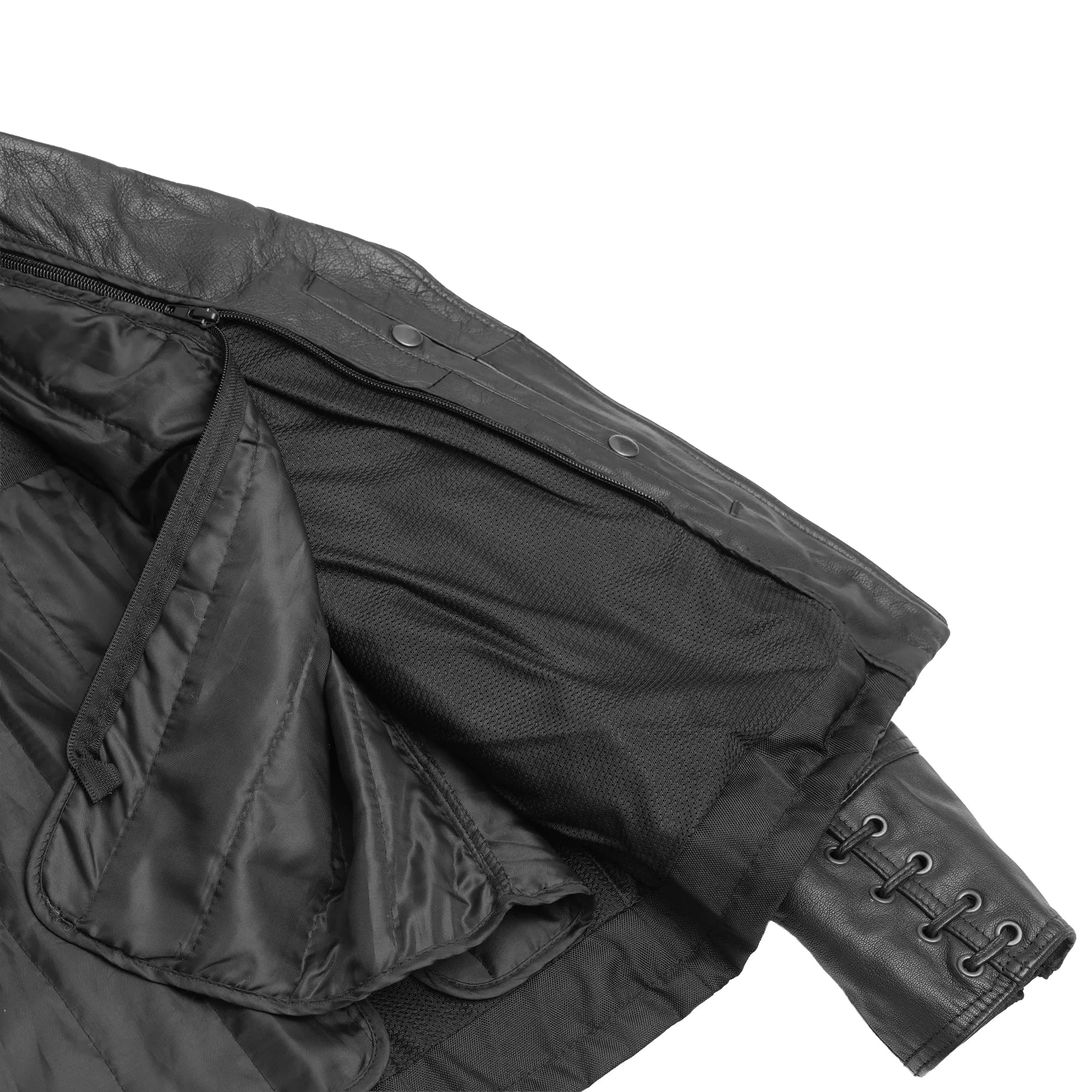 Dark Mirage Women's Leather Motorcycle Jacket