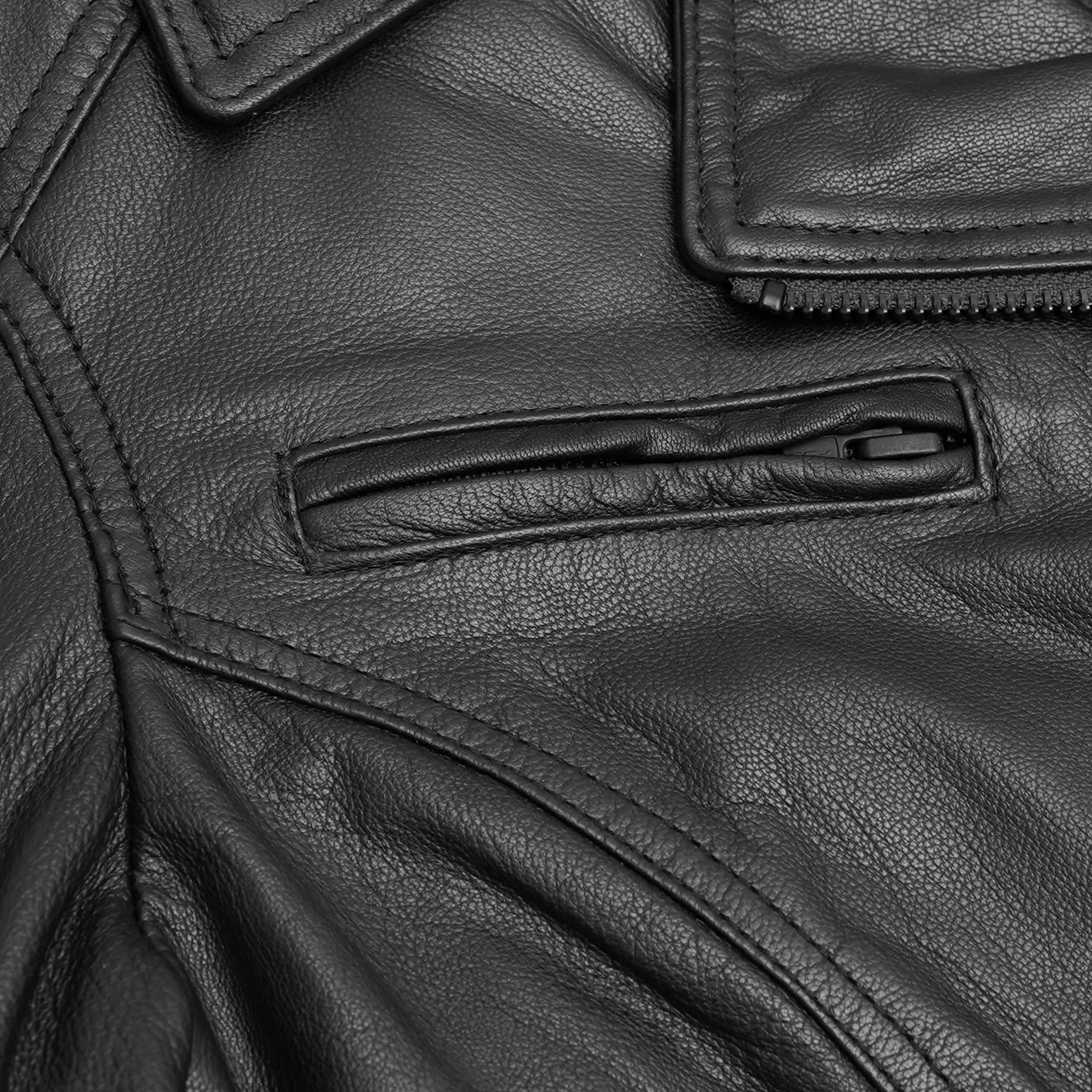 Dark Mirage Women's Leather Motorcycle Jacket
