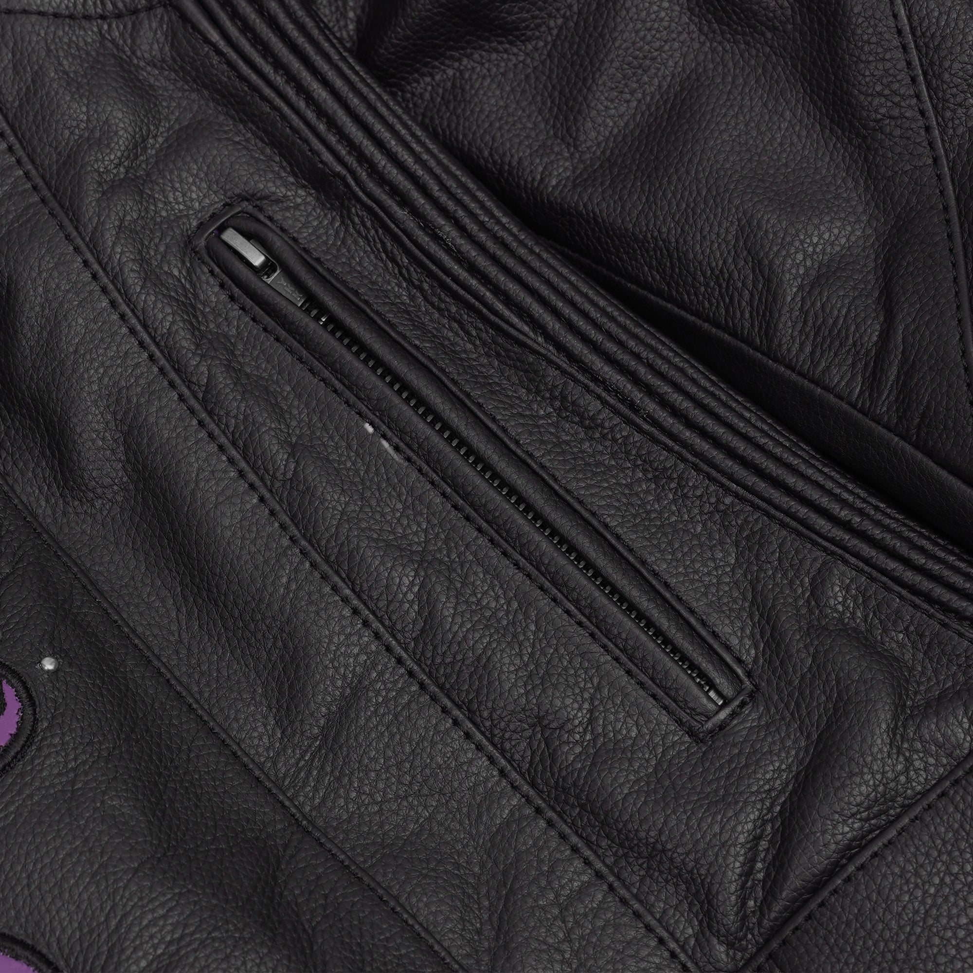 Ultra Violet - Women’s Leather Motorcycle Jacket