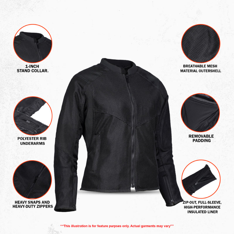 Steel Orchid Women's Textile Motorcycle Jacket