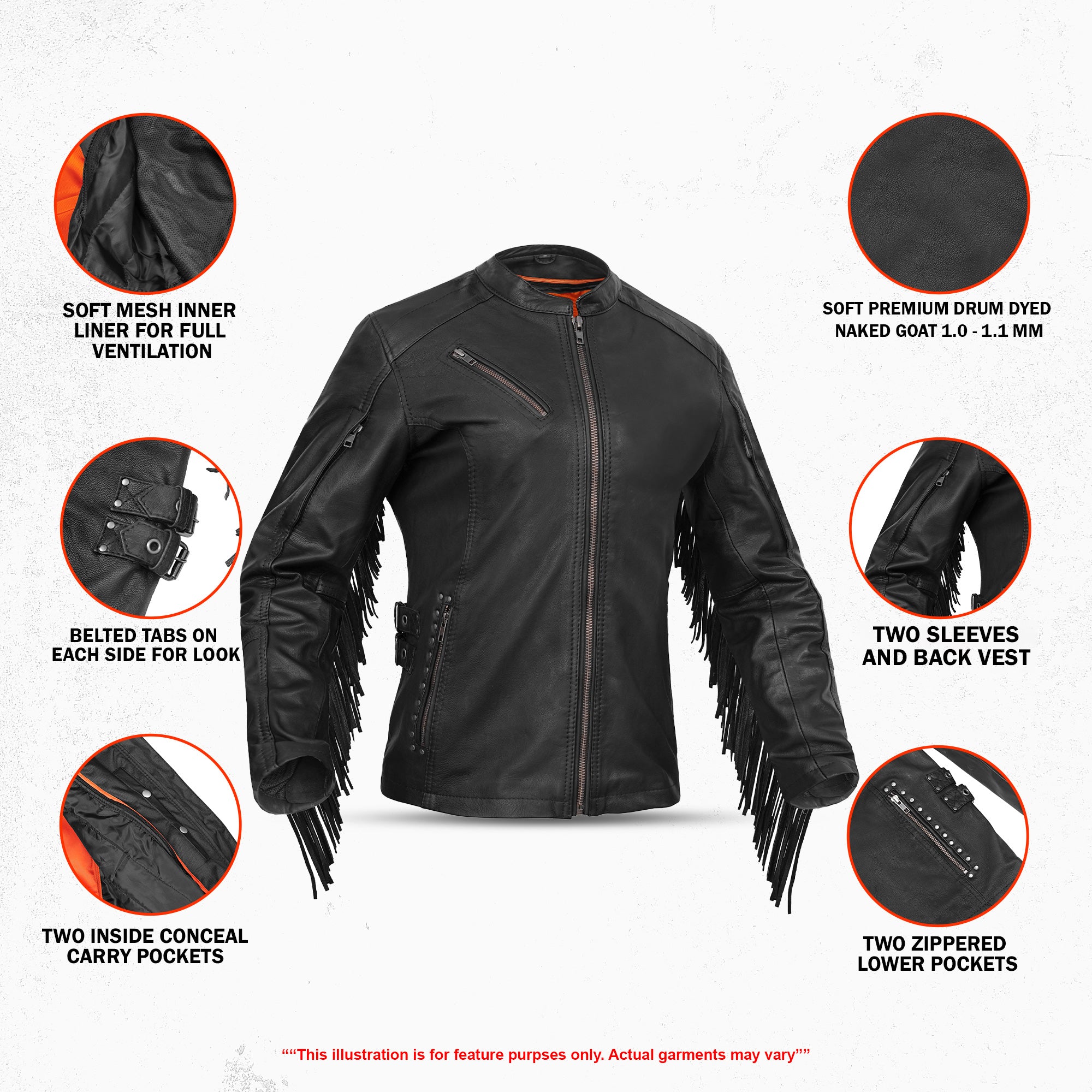 Soft Rebellion™ Women's Leather Motorcycle Jacket