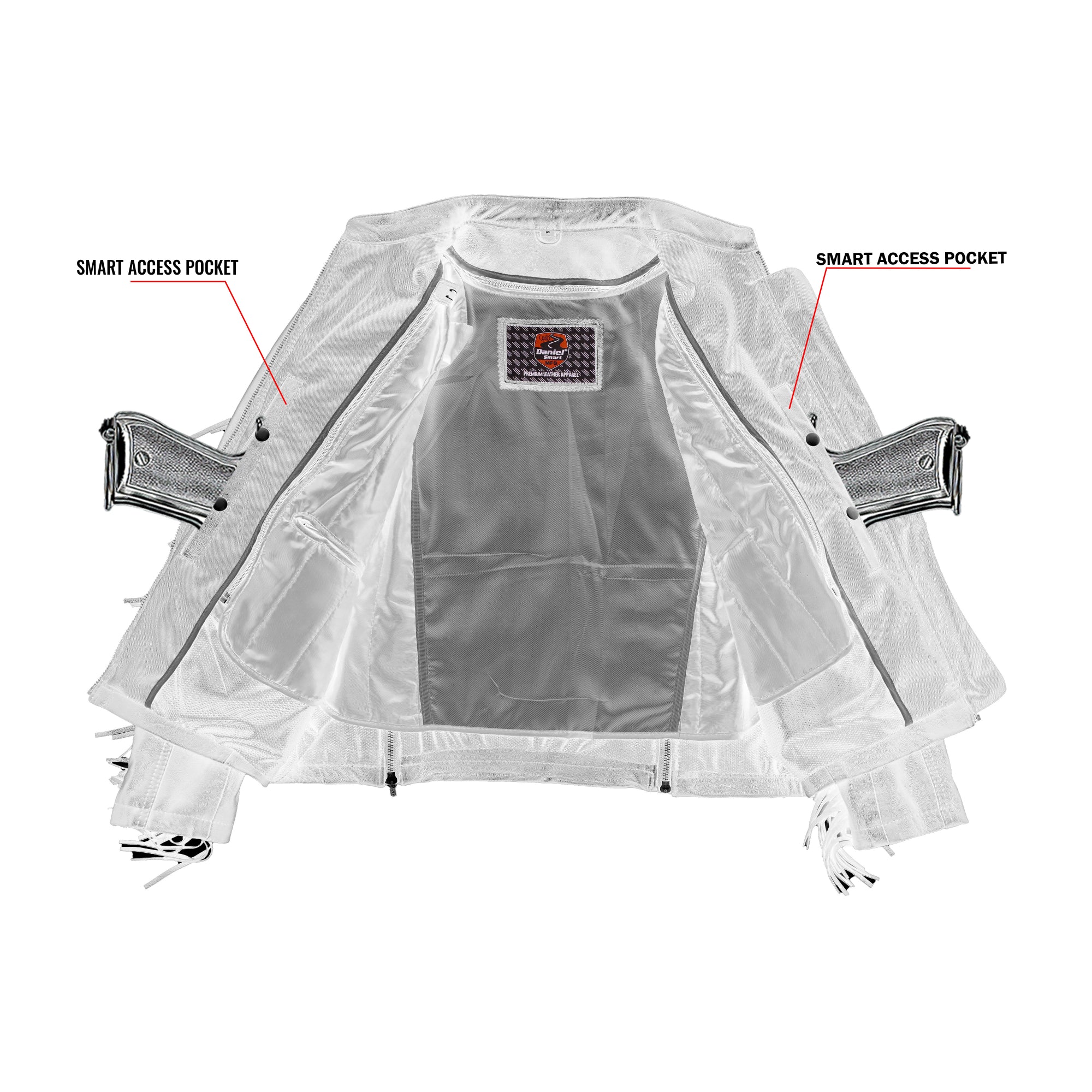 Soft Rebellion™ Women's Leather Motorcycle Jacket
