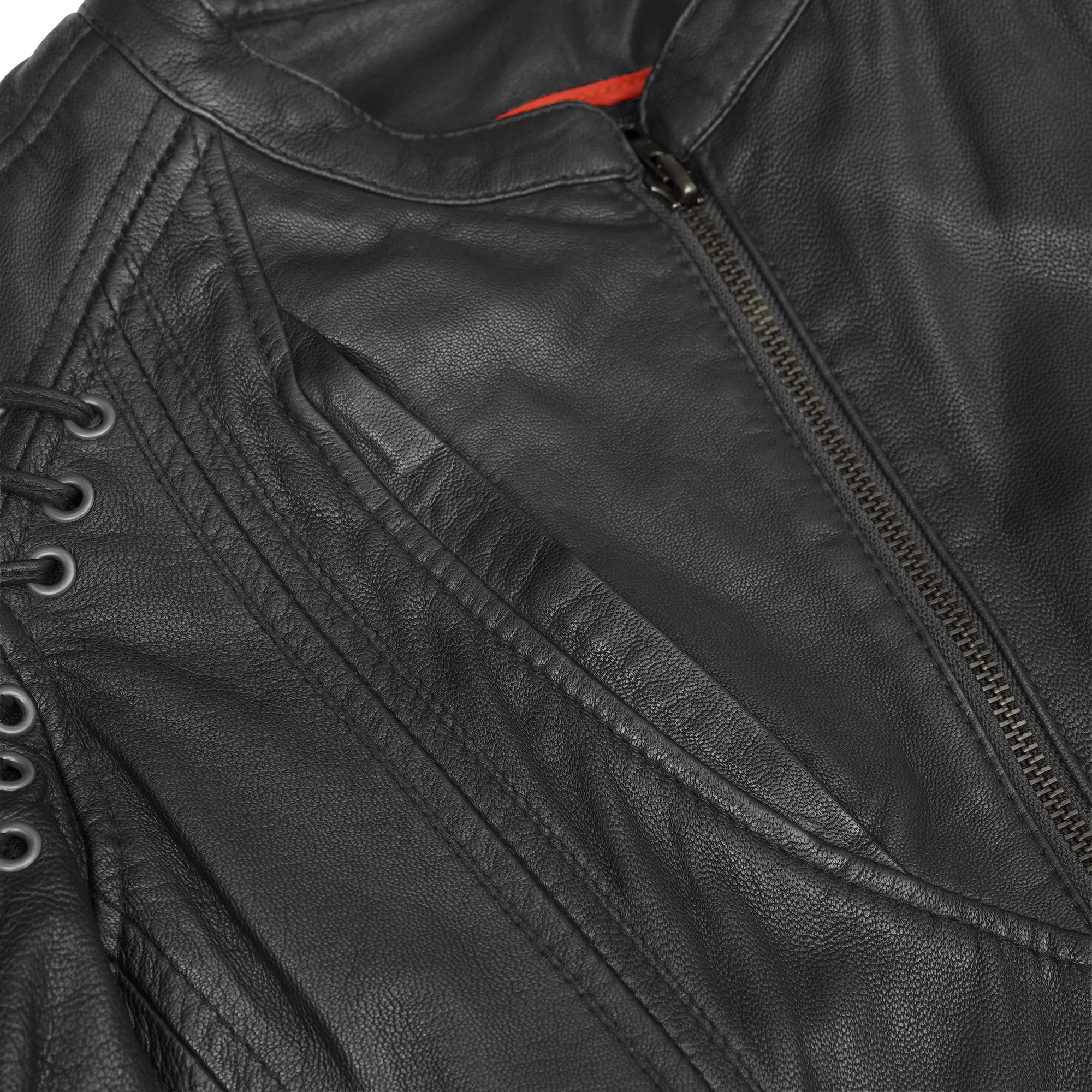 Raven Blaze™ Women's Leather Motorcycle Jacket