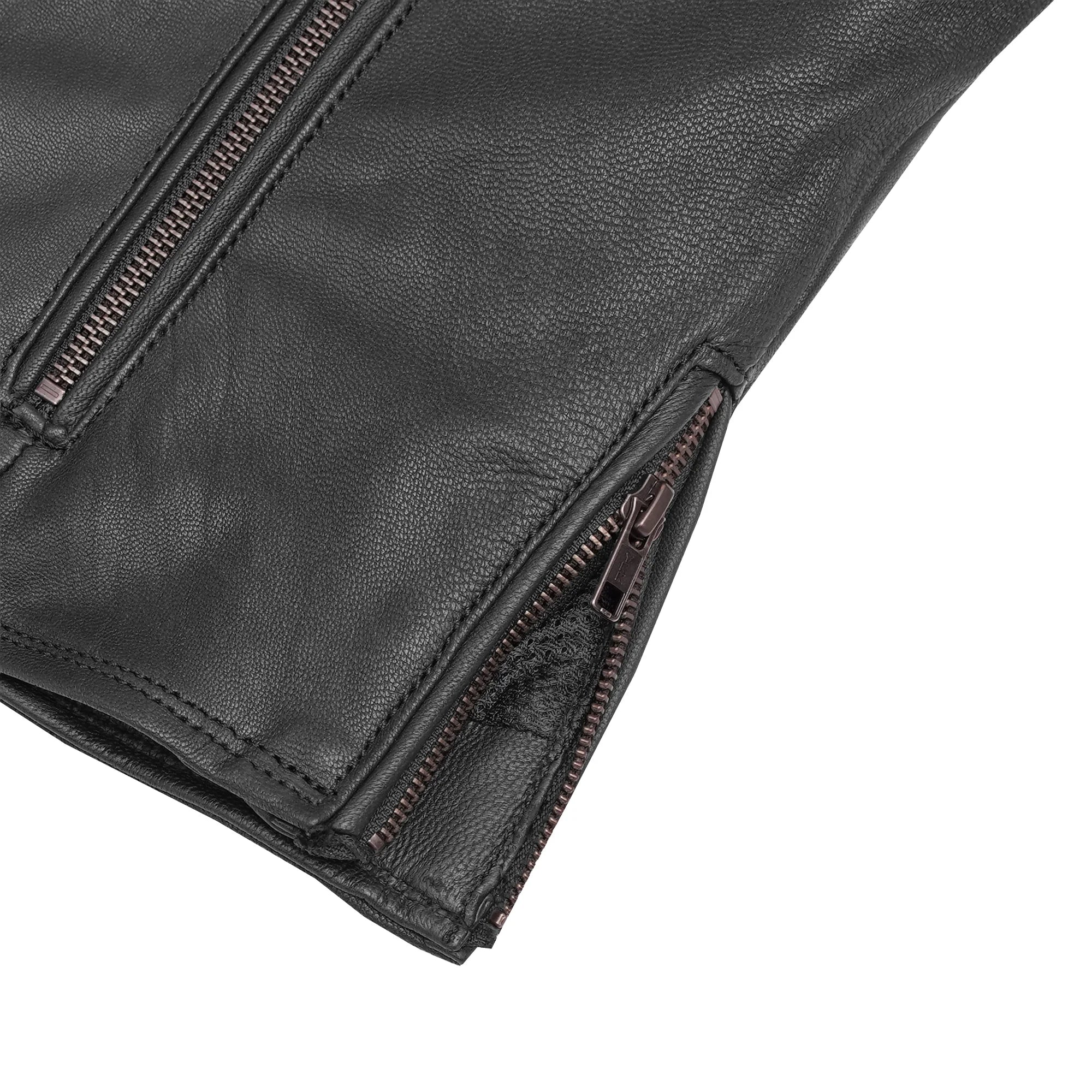 Scarlet Fury Women's Leather Motorcycle Jacket