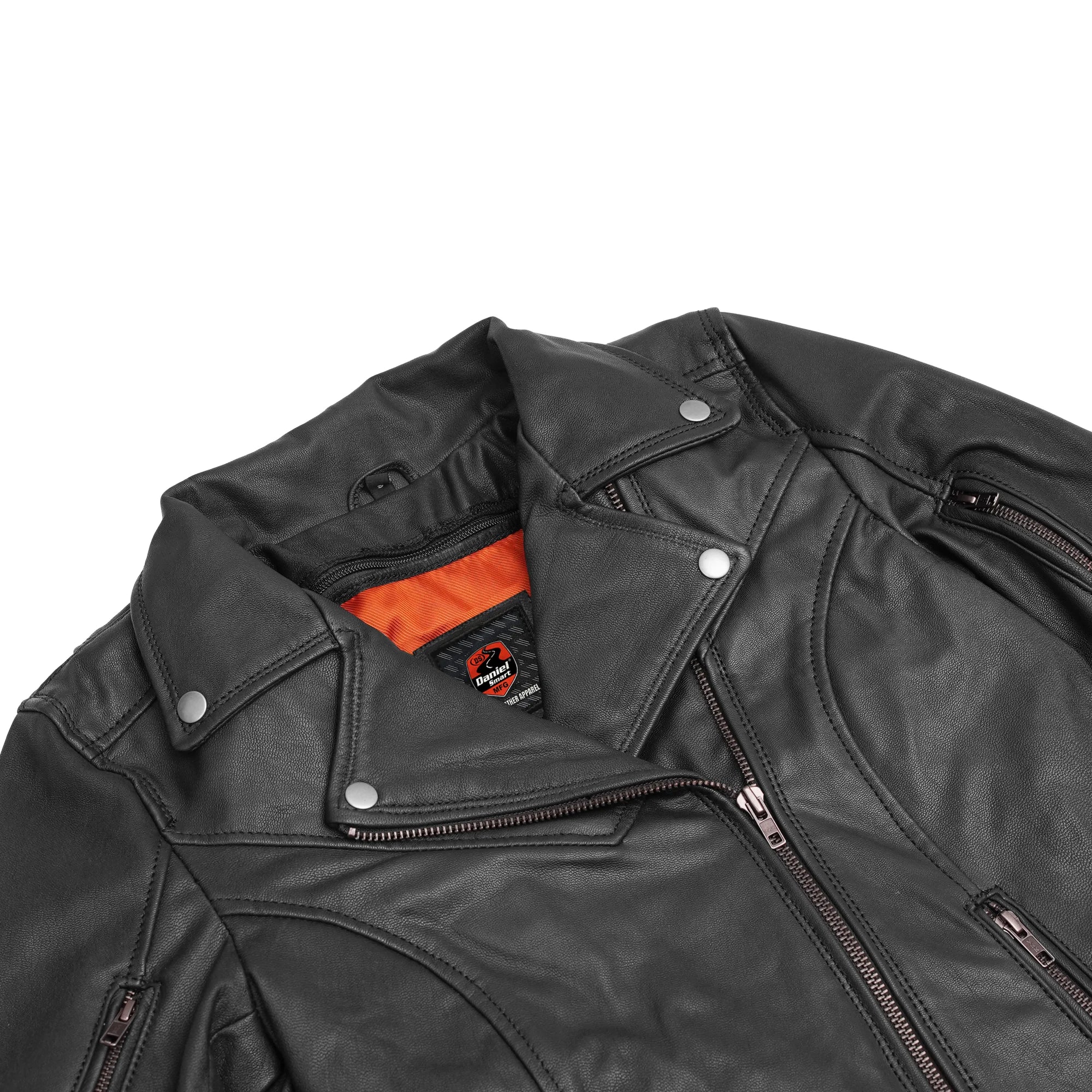 Scarlet Fury Women's Leather Motorcycle Jacket