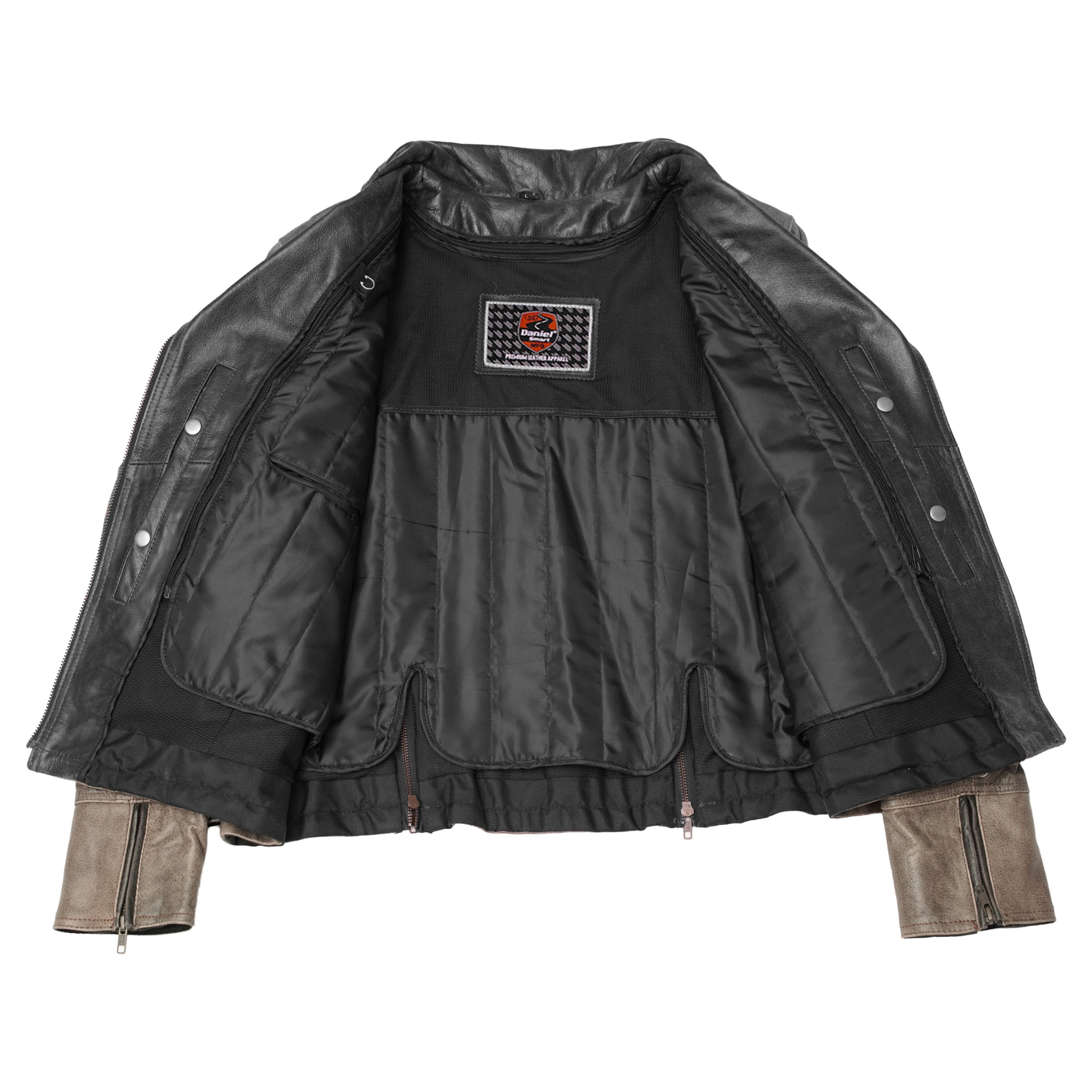 Wild Eclipse Women's Leather Motorcycle Jacket