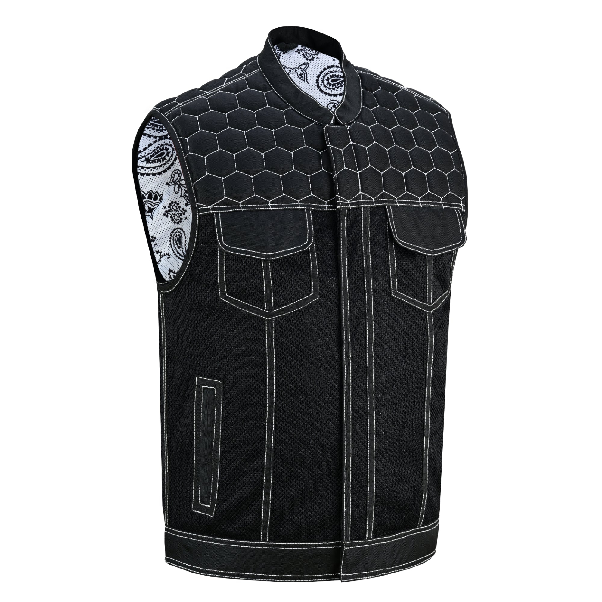 Mesh Rave™ Men's Textile Motorcycle Vest