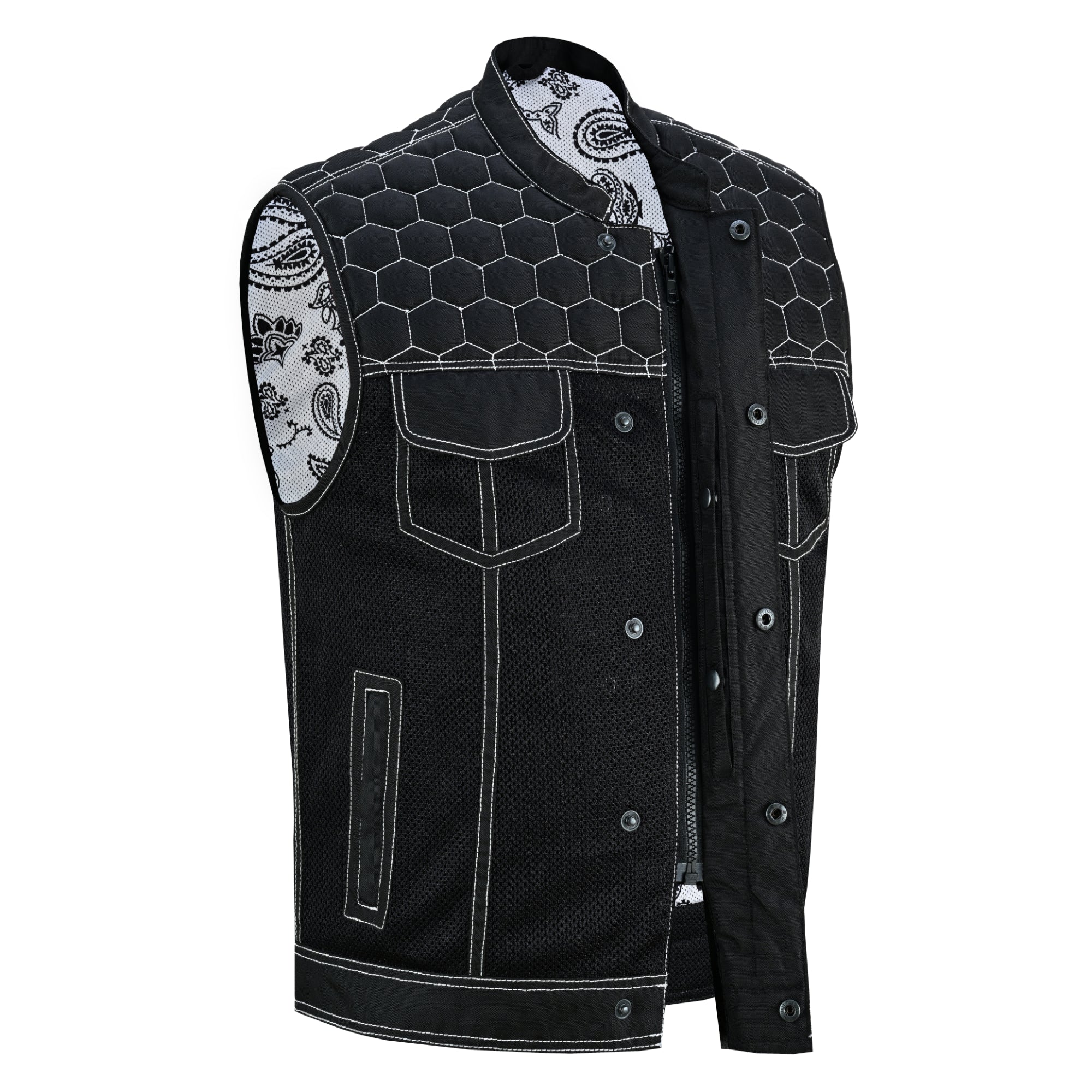 Mesh Rave™ Men's Textile Motorcycle Vest