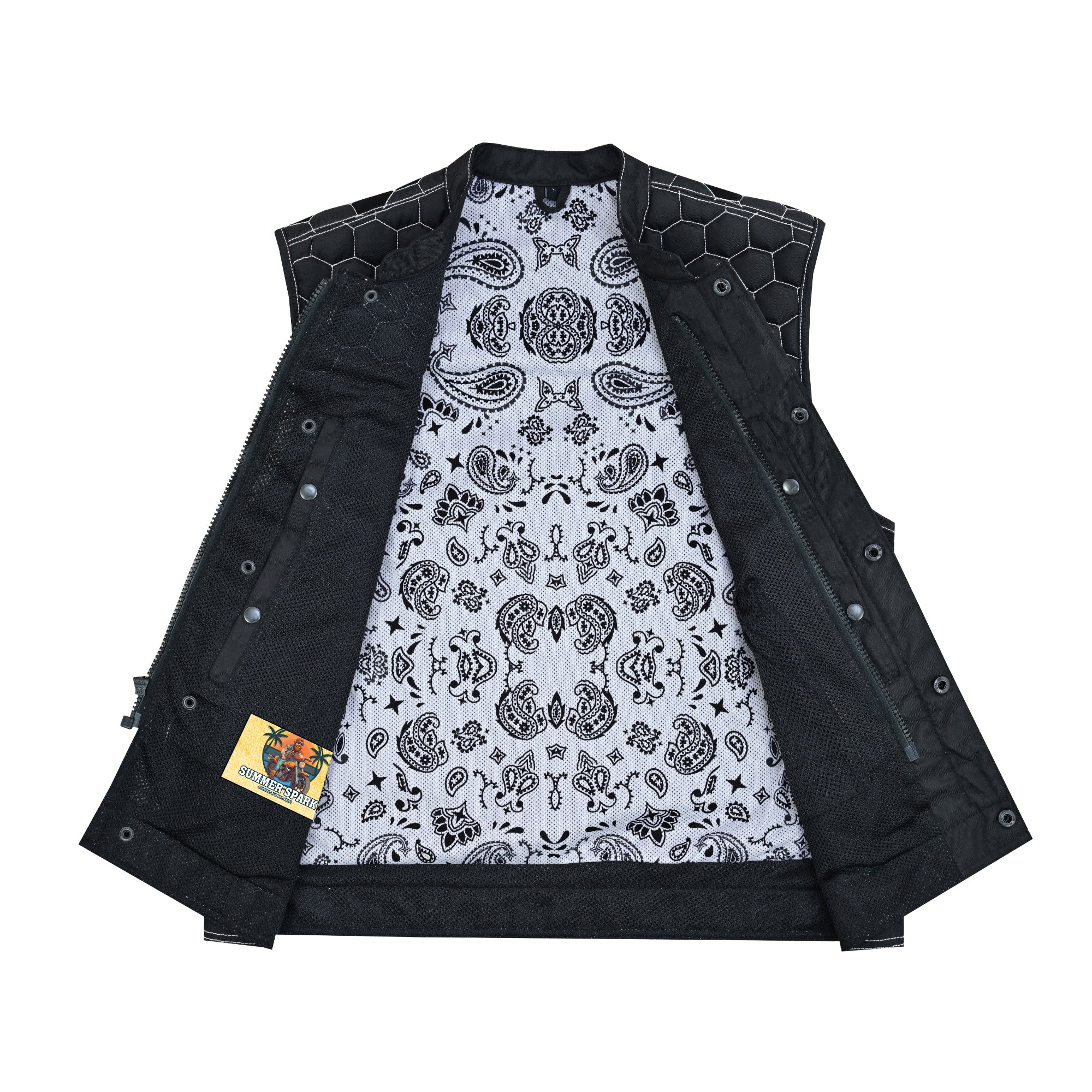 Mesh Rave™ Men's Textile Motorcycle Vest