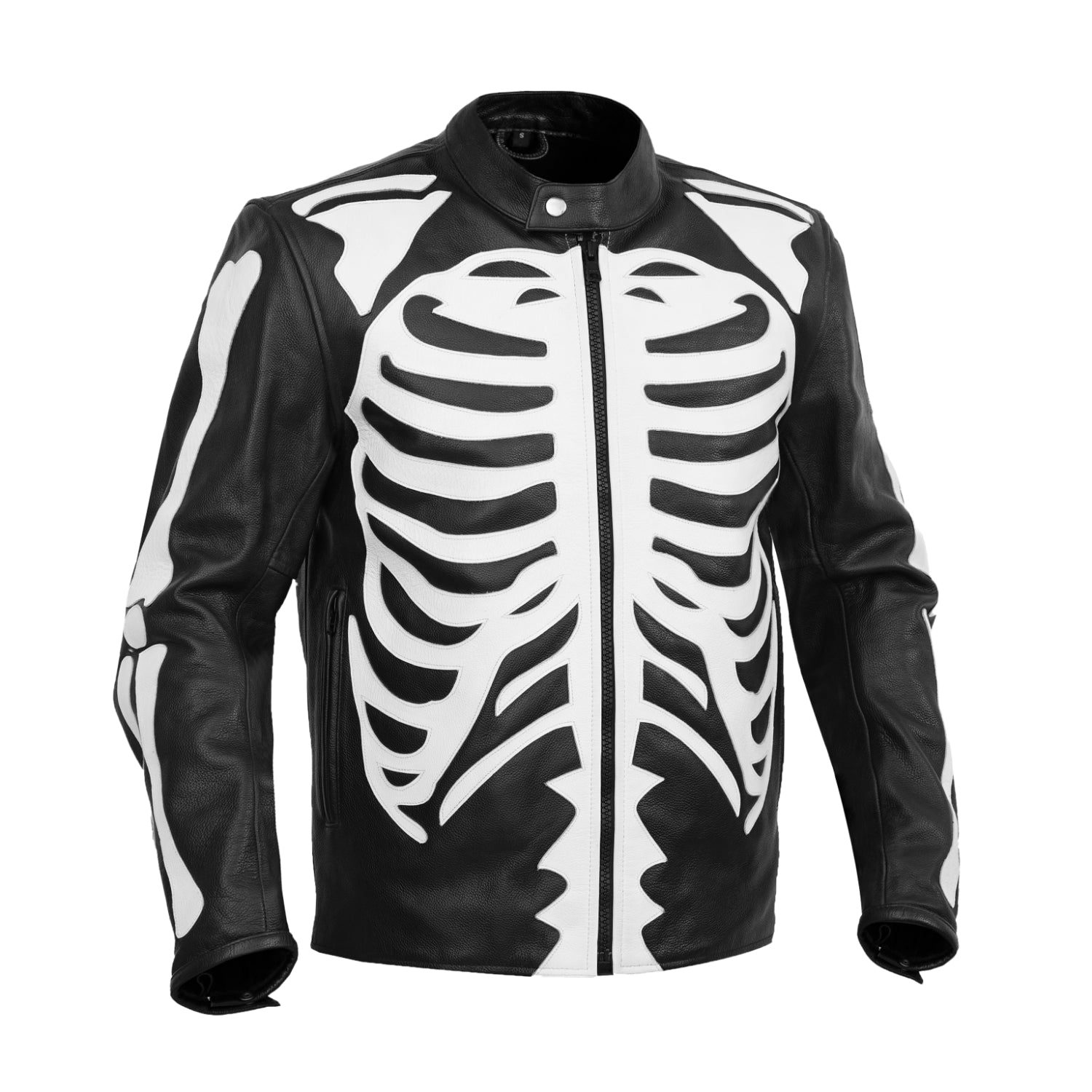 DeadBone™ – Men’s Leather Motorcycle Jacket