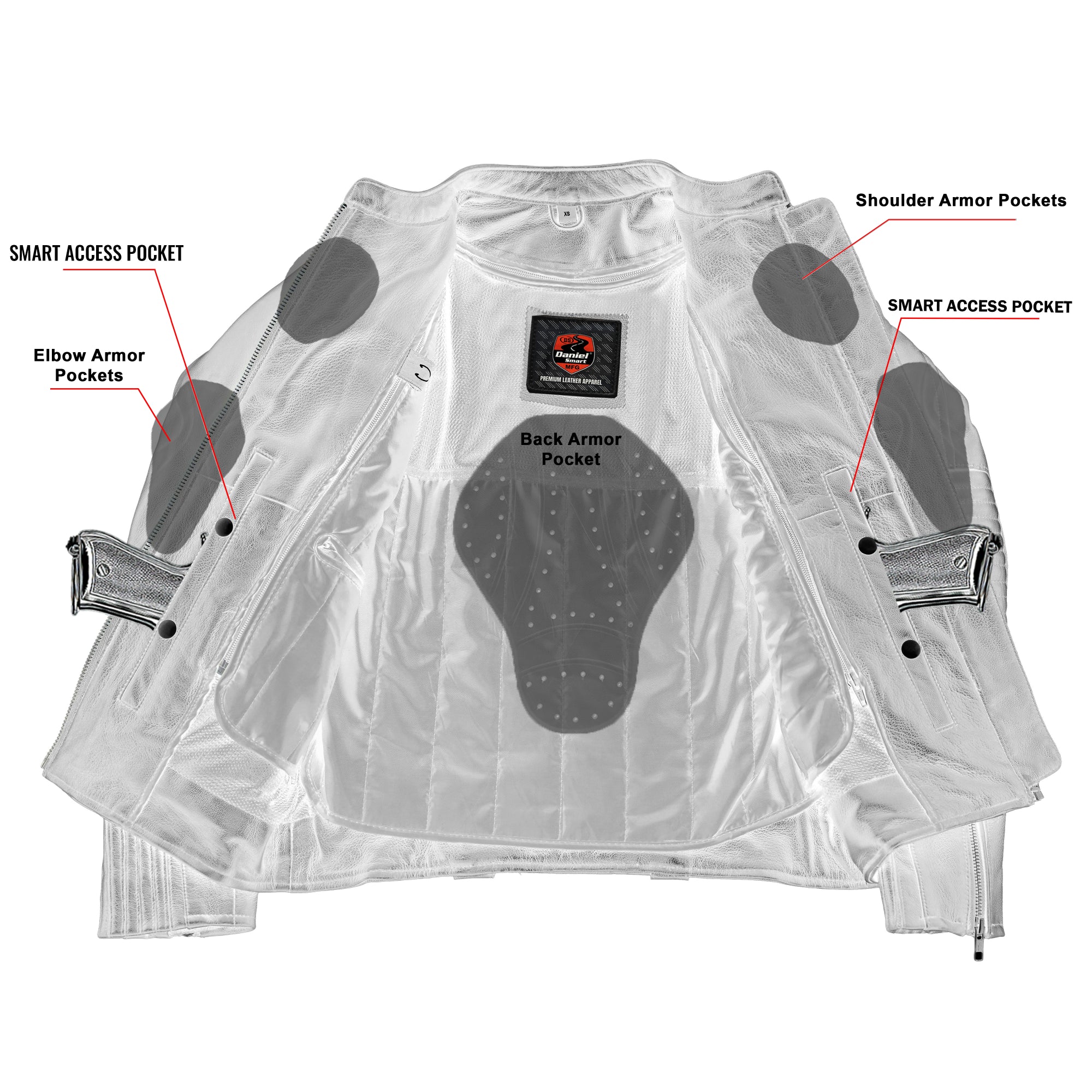 ELOWEN - Women’s Motorcycle Leather Jacket