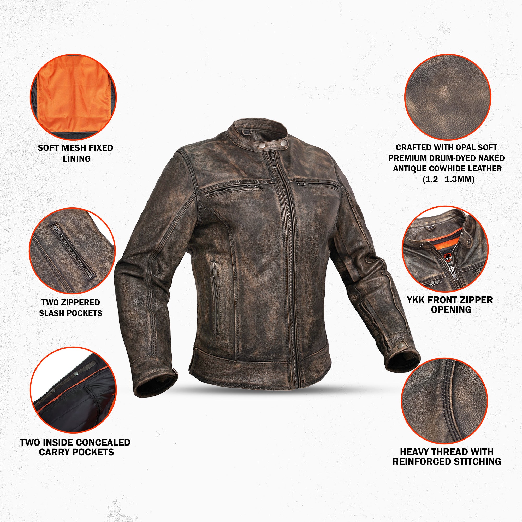 Elara - Women’s Motorcycle Leather Jacket