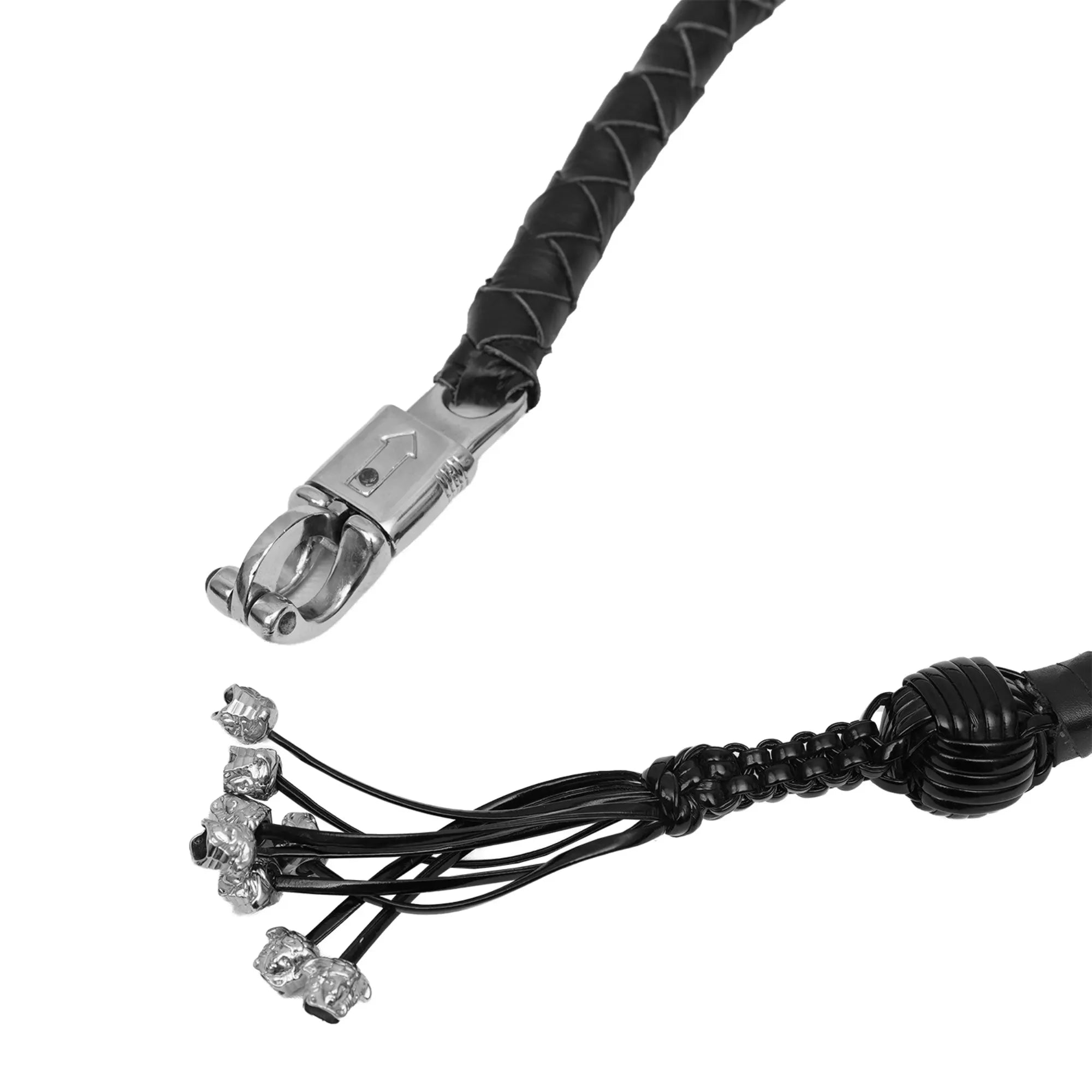 MOTORCYCLE GET-BACK WHIP – BLACK