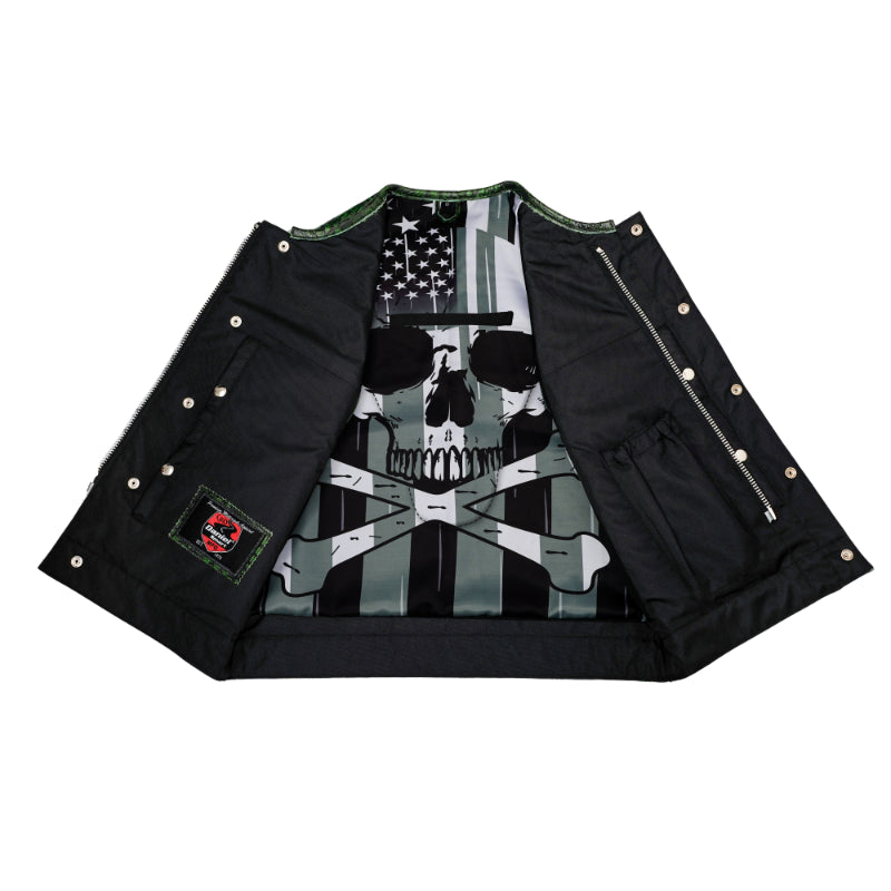 Gator Glint Men’s Lowcut Motorcycle Leather Vest