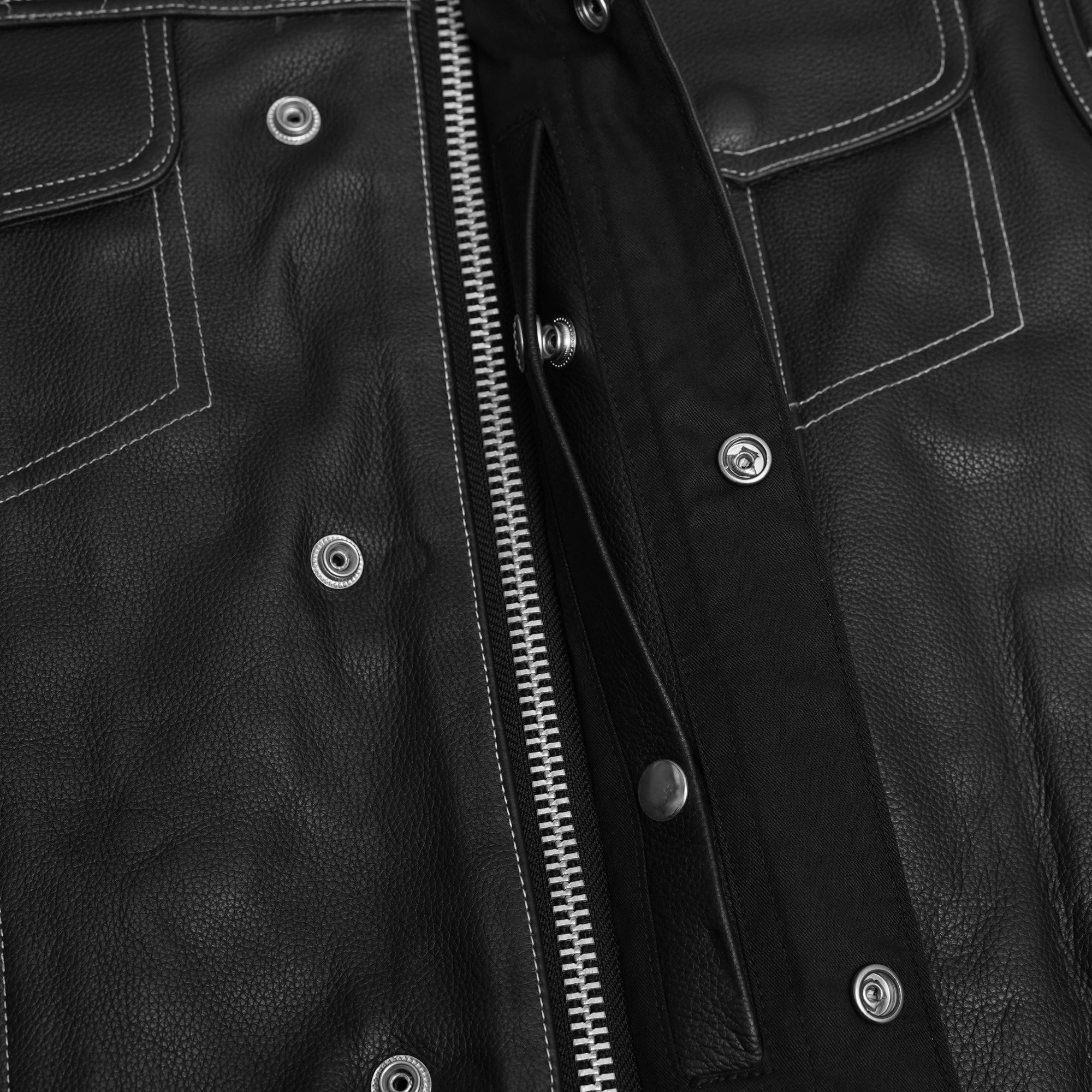 Gravel - Men’s Motorcycle Leather Vest