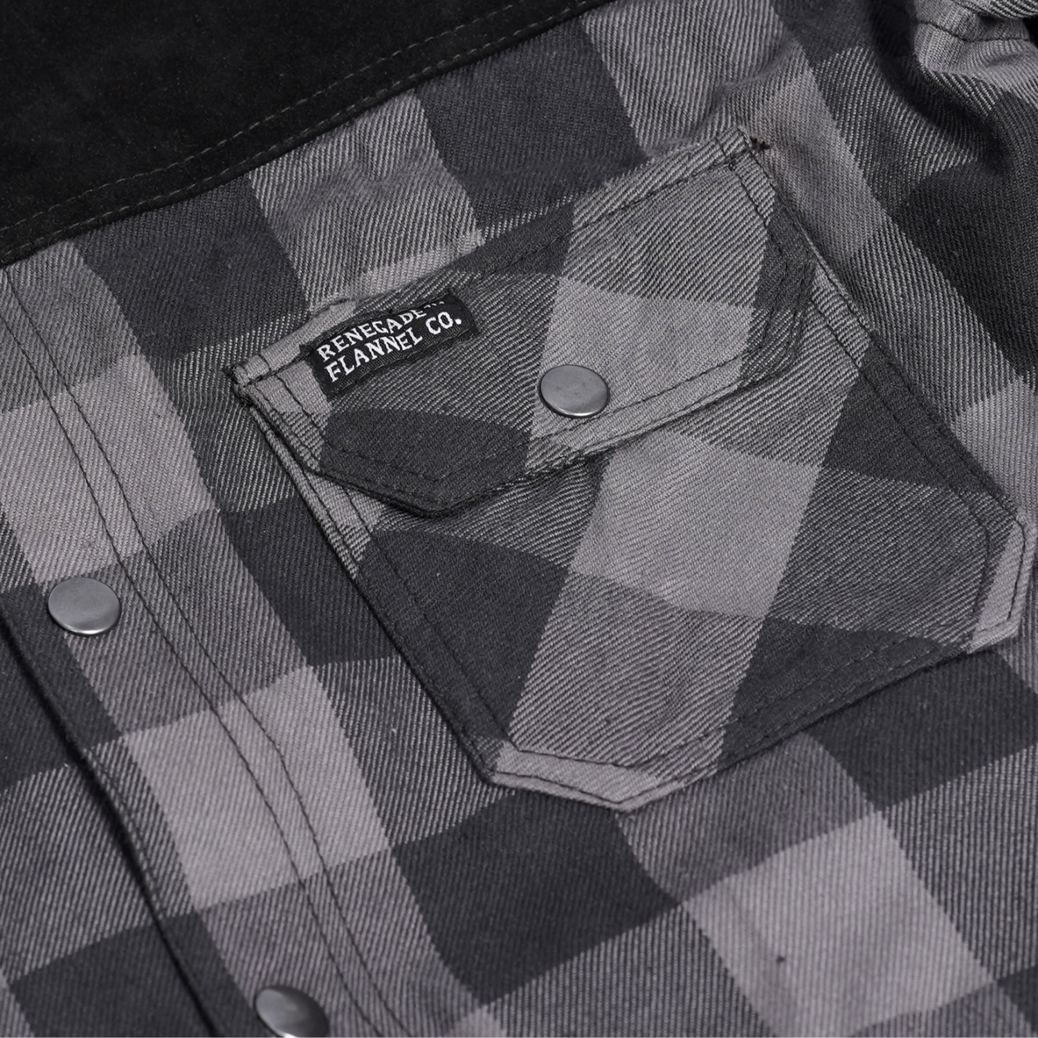 Gray Thread Men’s Flannel Shirt