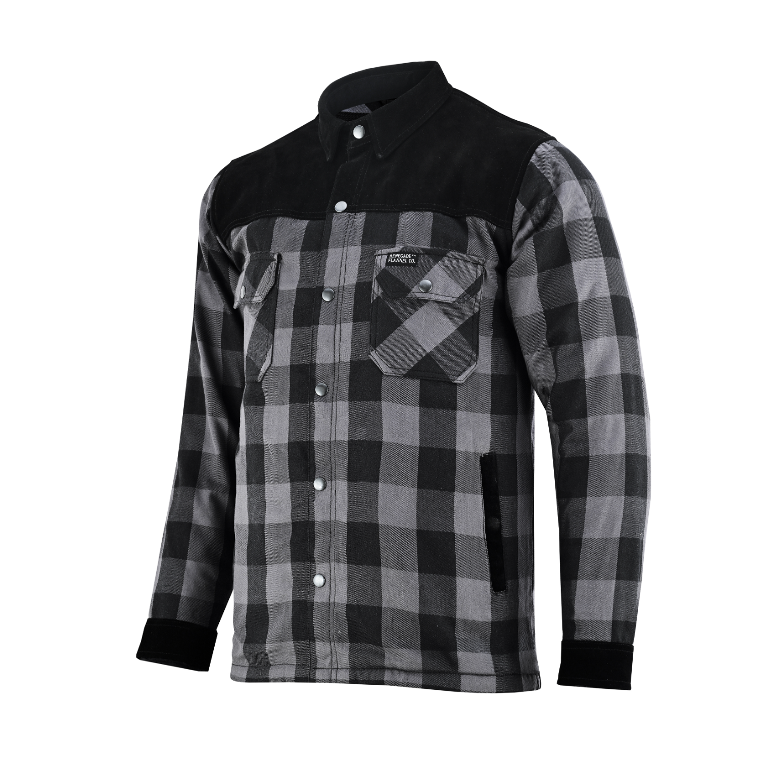 Gray Thread Men’s Flannel Shirt