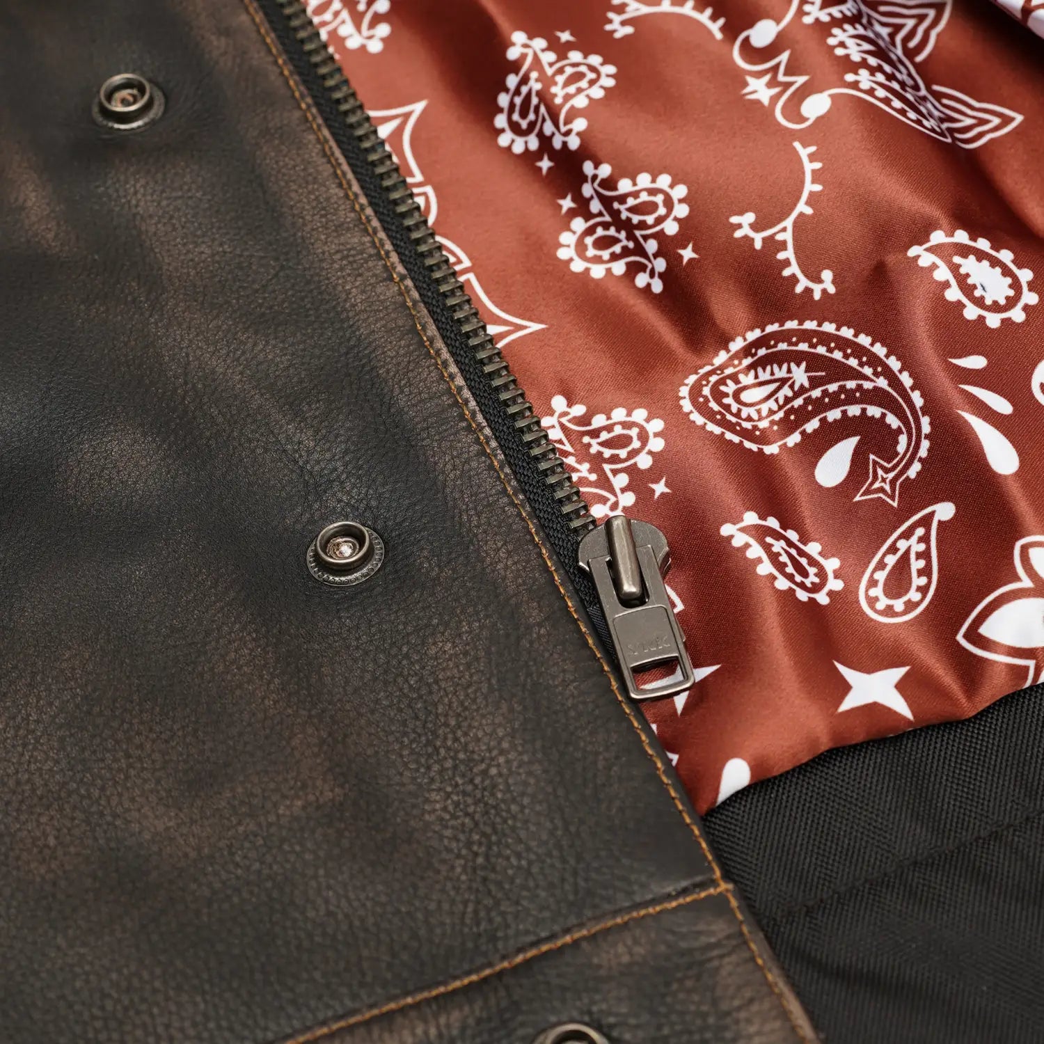 Harley Knight Lowcut Men's motorcycle Leather Vest