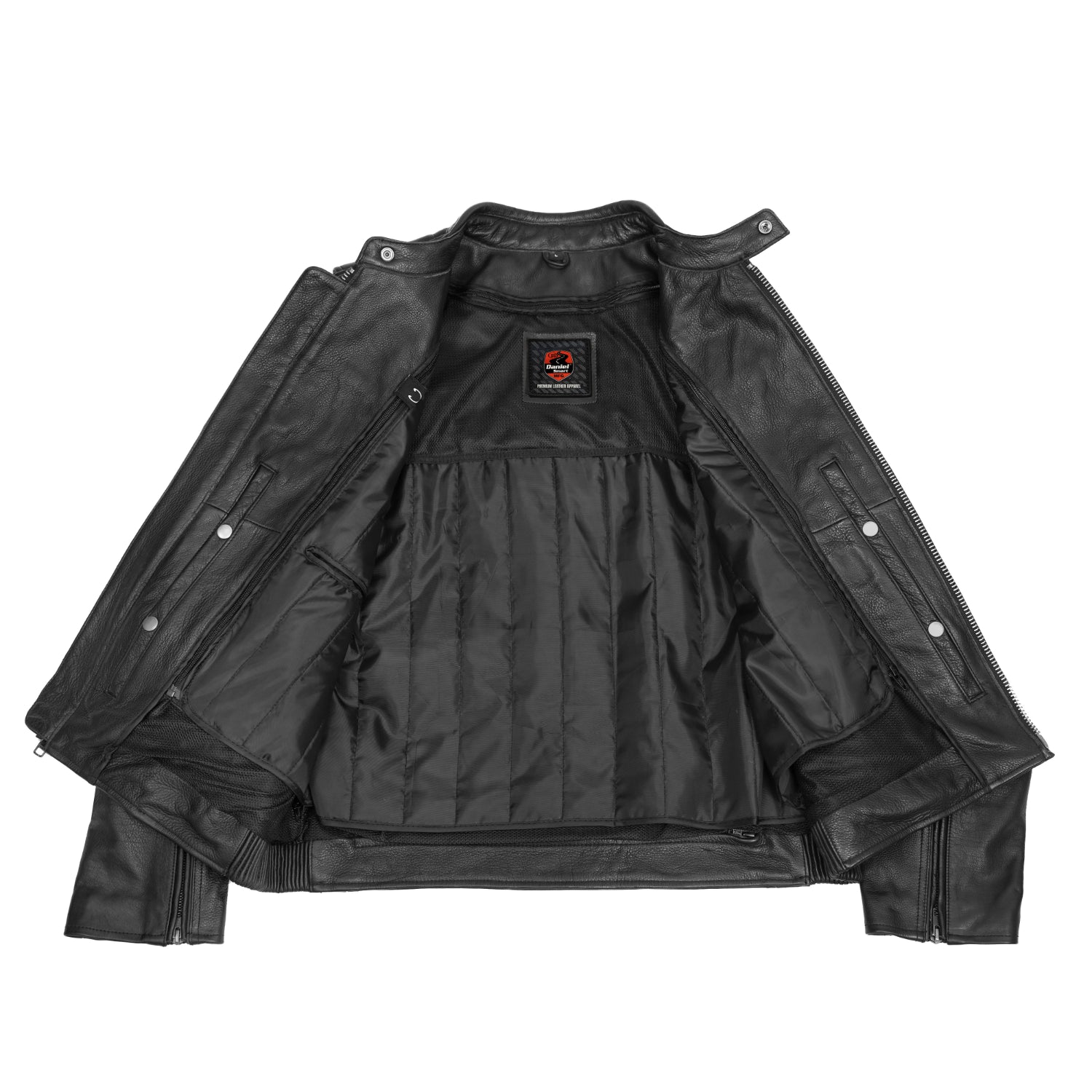 HellWay Men’s Leather Motorcycle Jacket