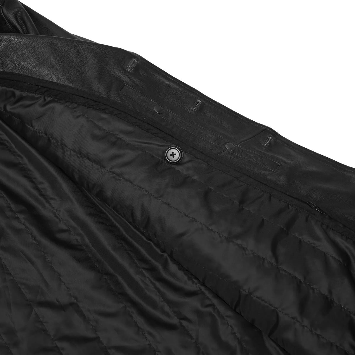 High Badge Men’s Leather Motorcycle Jacket