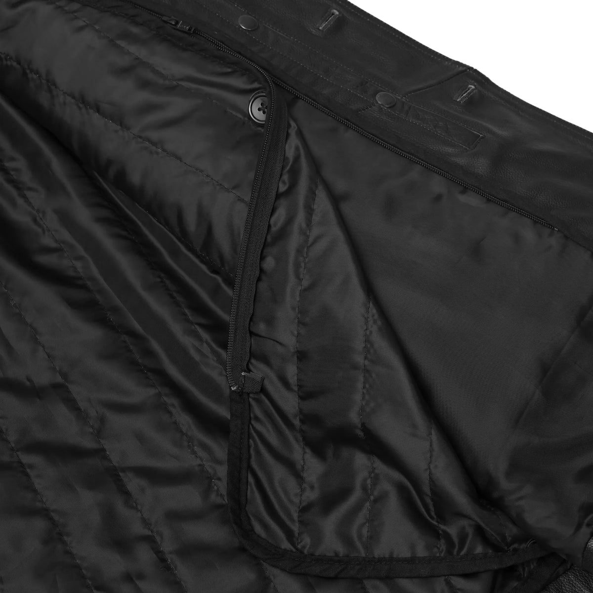 High Badge Men’s Leather Motorcycle Jacket